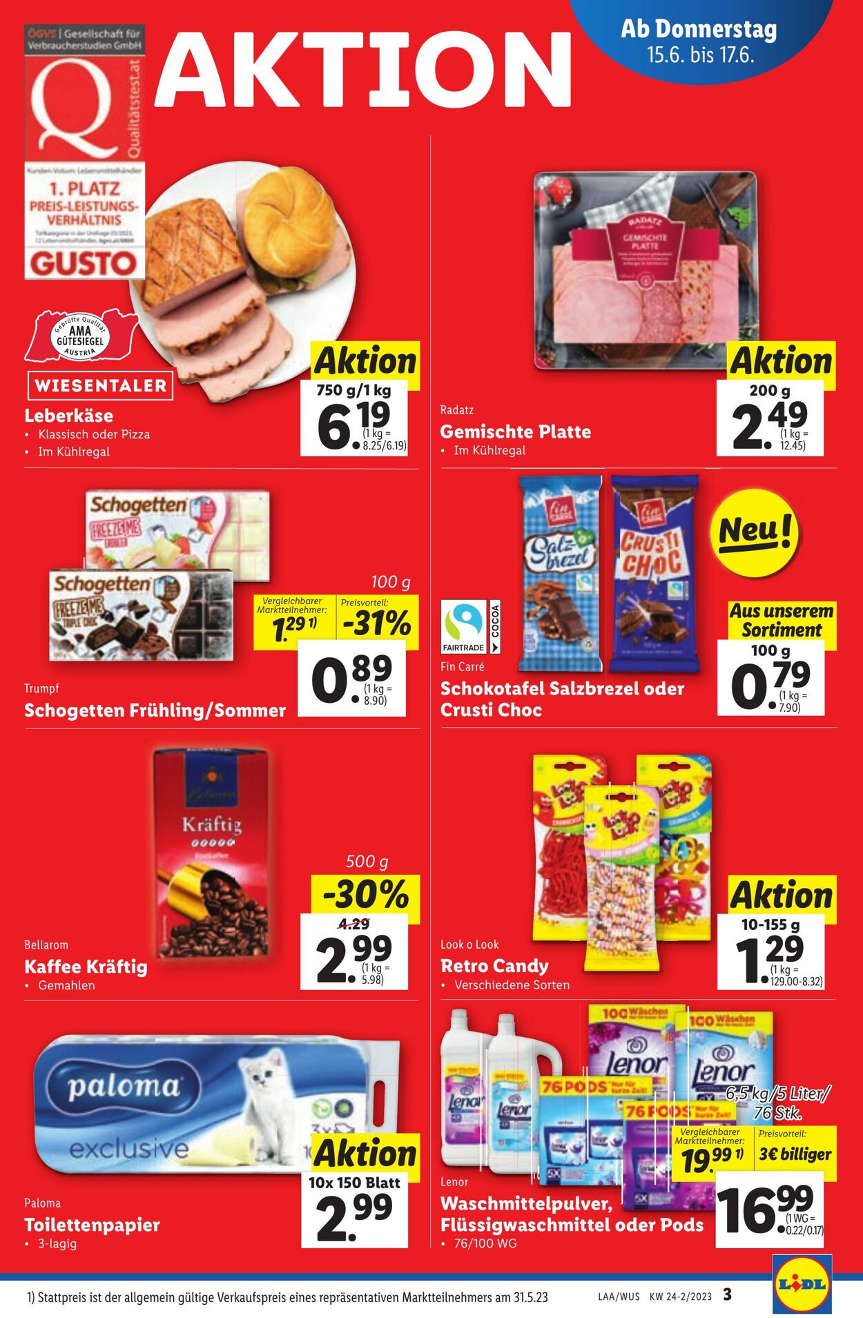 Prospekt Lidl 15.06.2023 - 21.06.2023