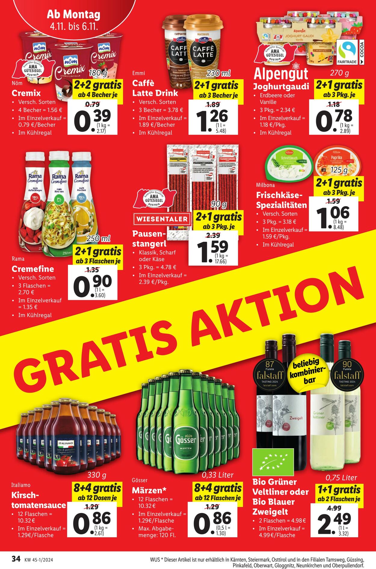 Prospekt Lidl 30.10.2024 - 06.11.2024