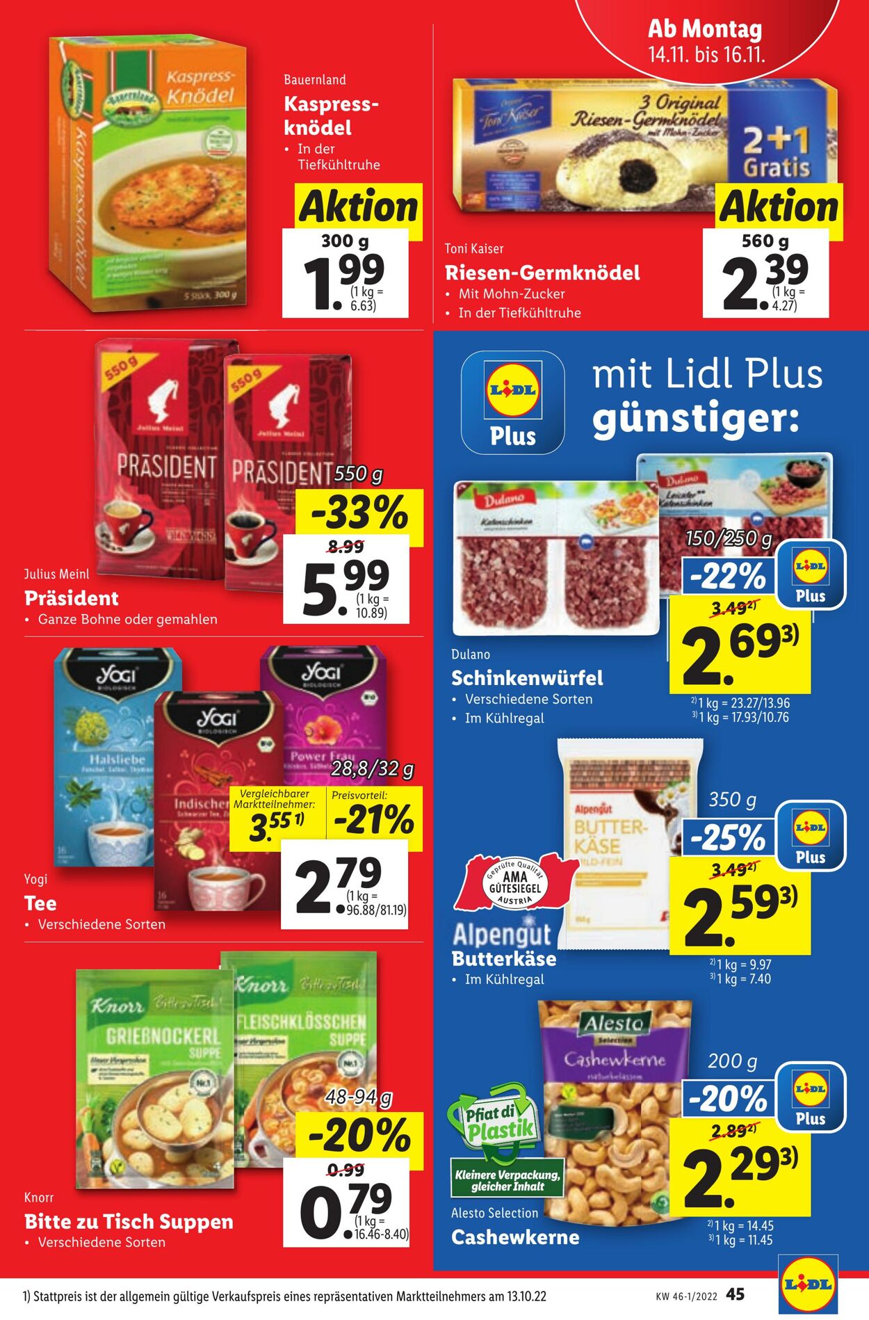 Prospekt Lidl 10.11.2022 - 16.11.2022