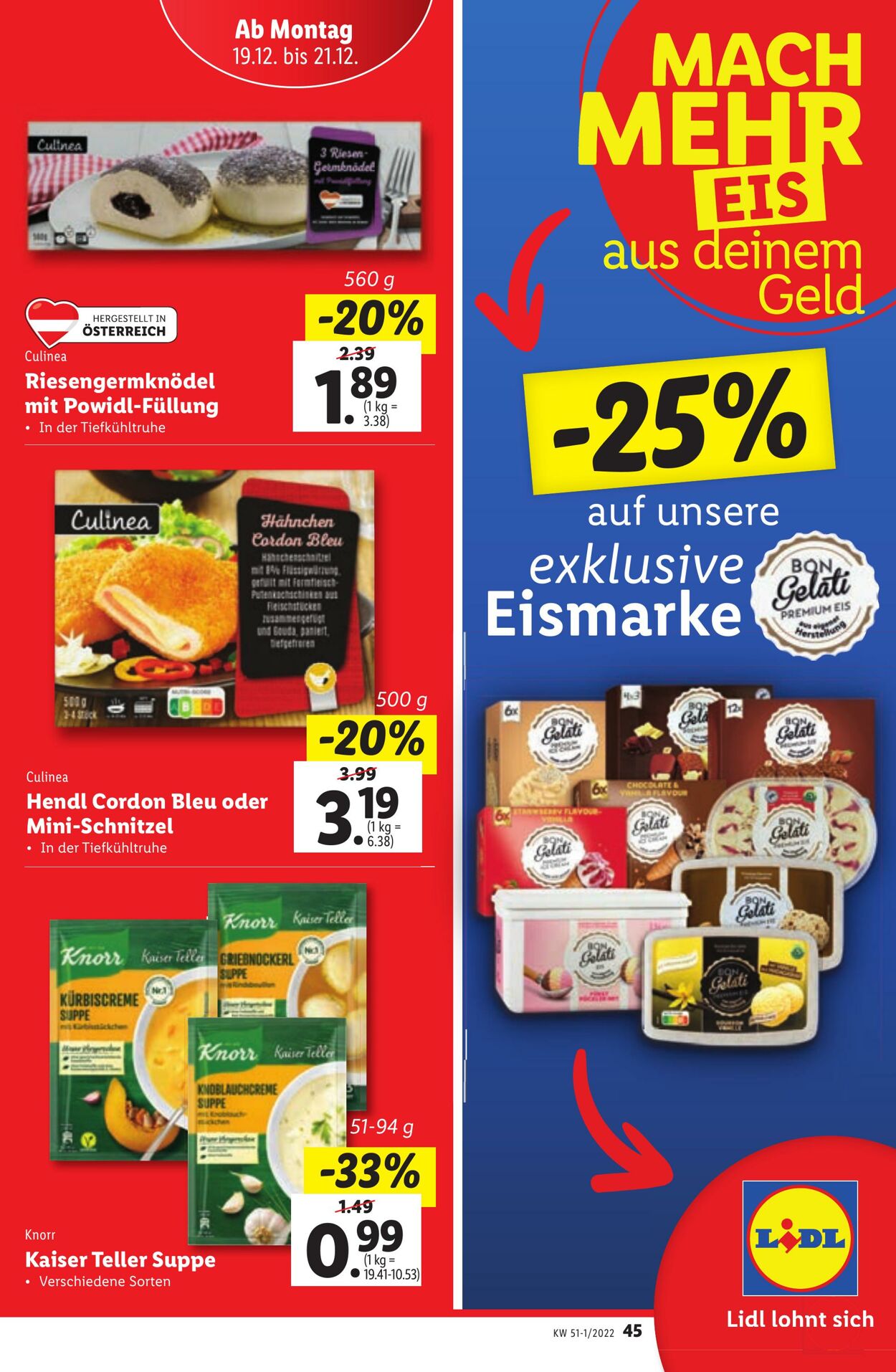 Prospekt Lidl 15.12.2022 - 21.12.2022