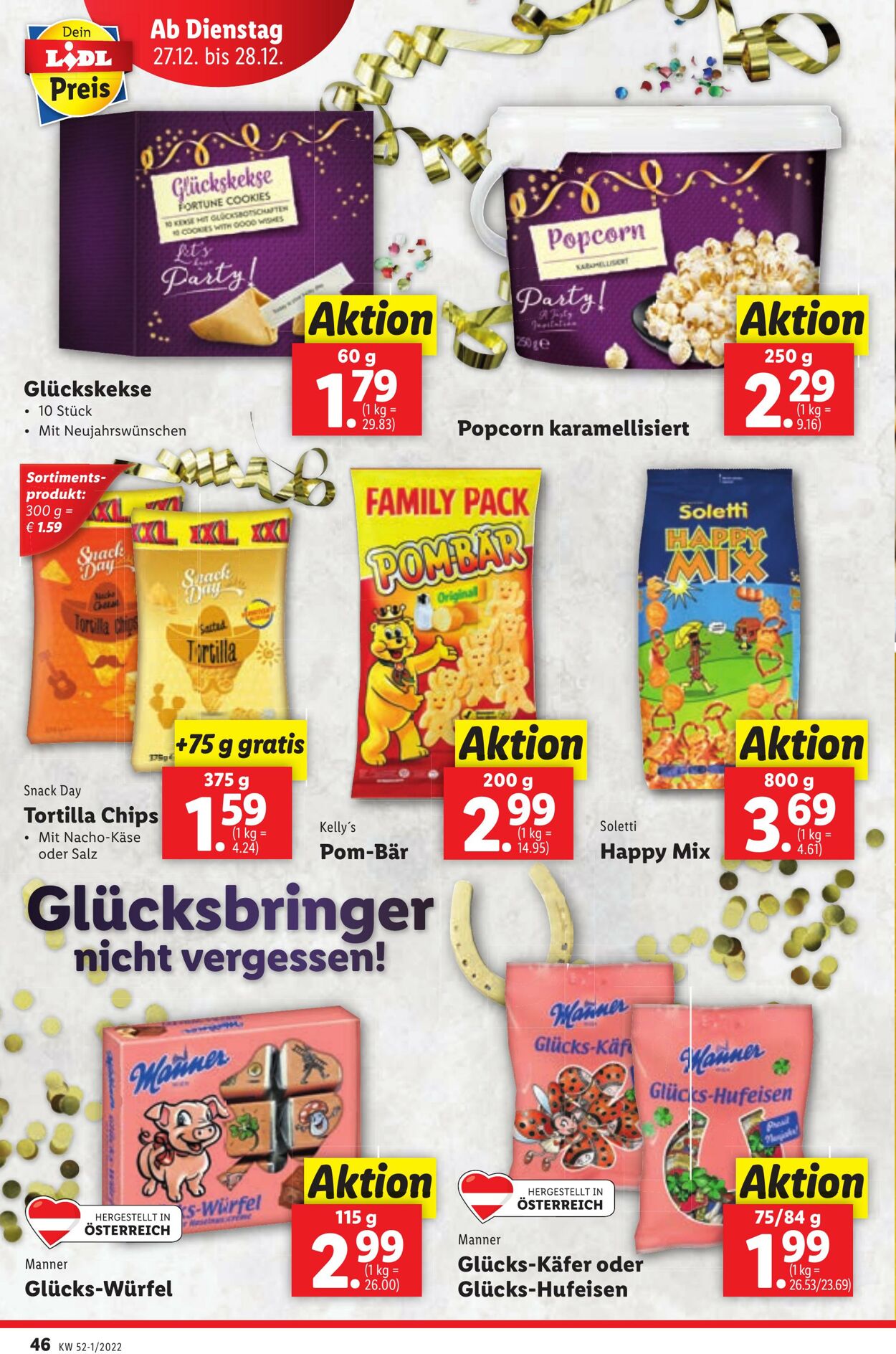 Prospekt Lidl 22.12.2022 - 28.12.2022