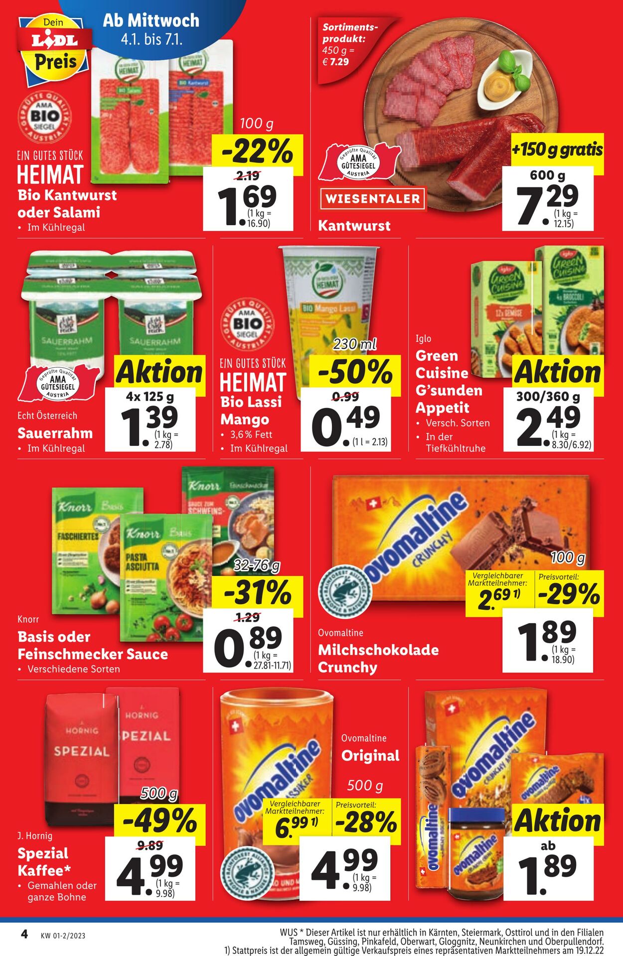 Prospekt Lidl 04.01.2023 - 11.01.2023