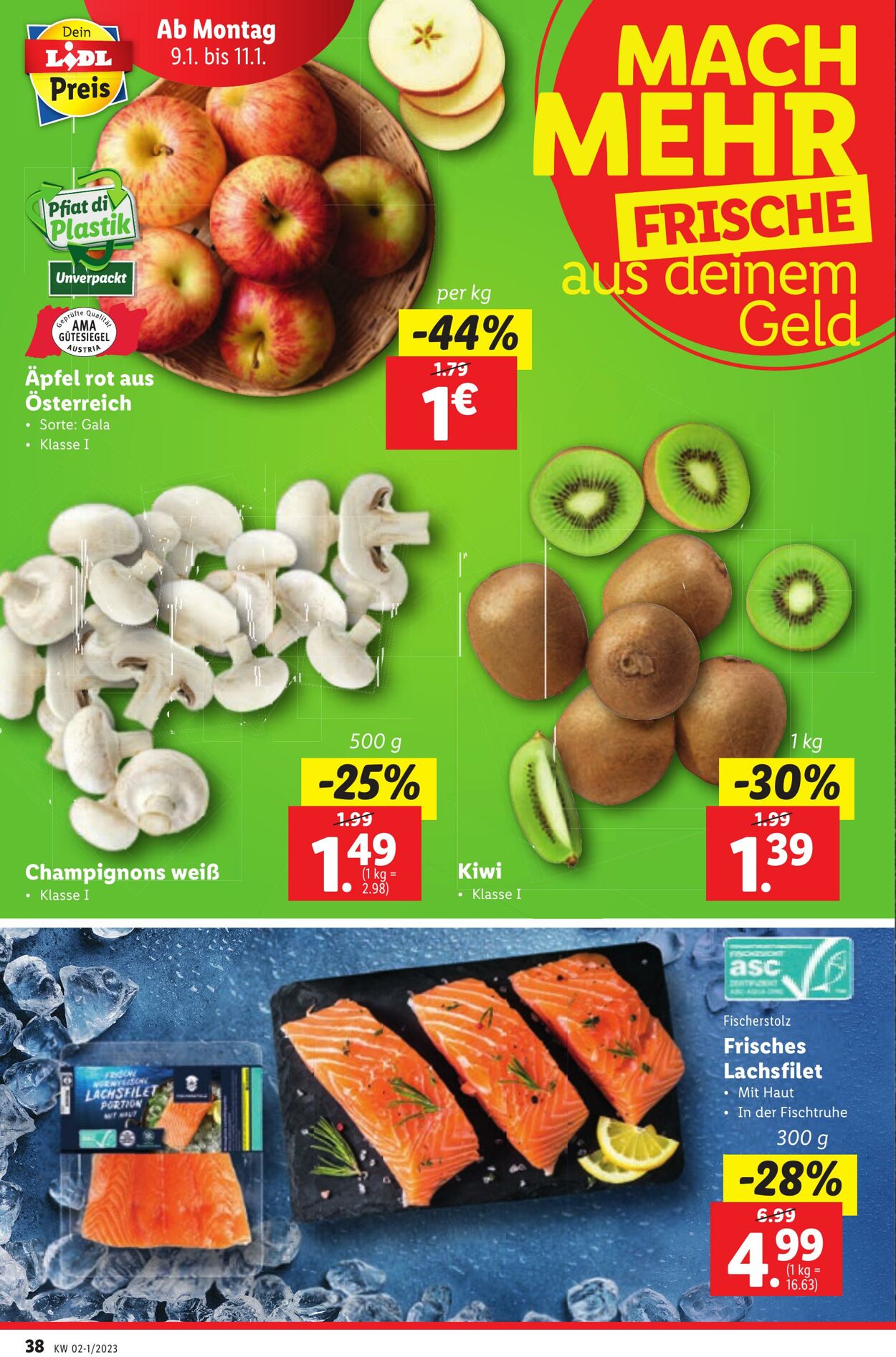 Prospekt Lidl 04.01.2023 - 11.01.2023