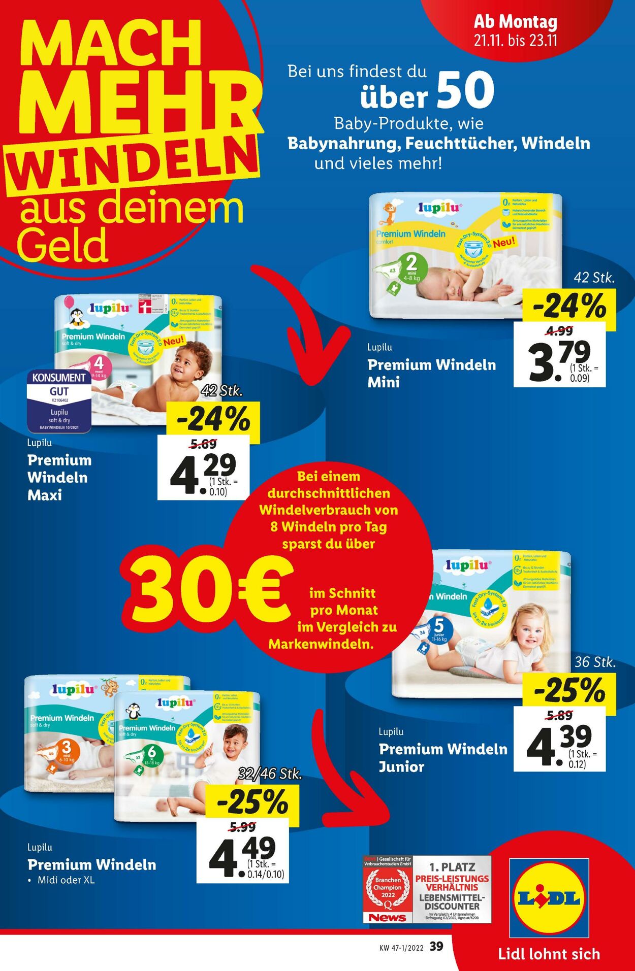 Prospekt Lidl 17.11.2022 - 23.11.2022