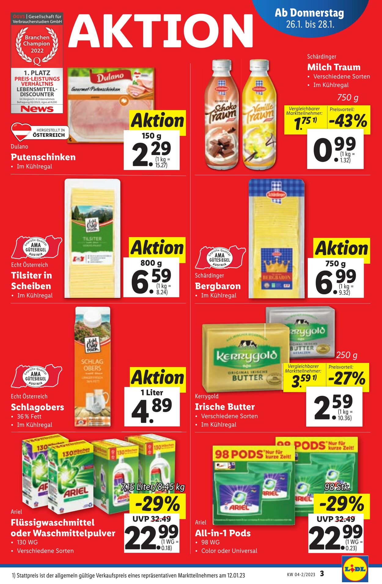 Prospekt Lidl 26.01.2023 - 01.02.2023