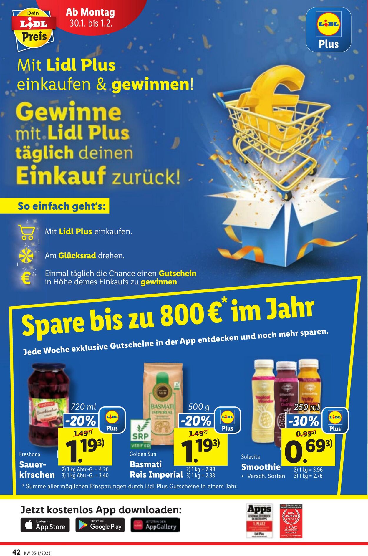 Prospekt Lidl 26.01.2023 - 01.02.2023