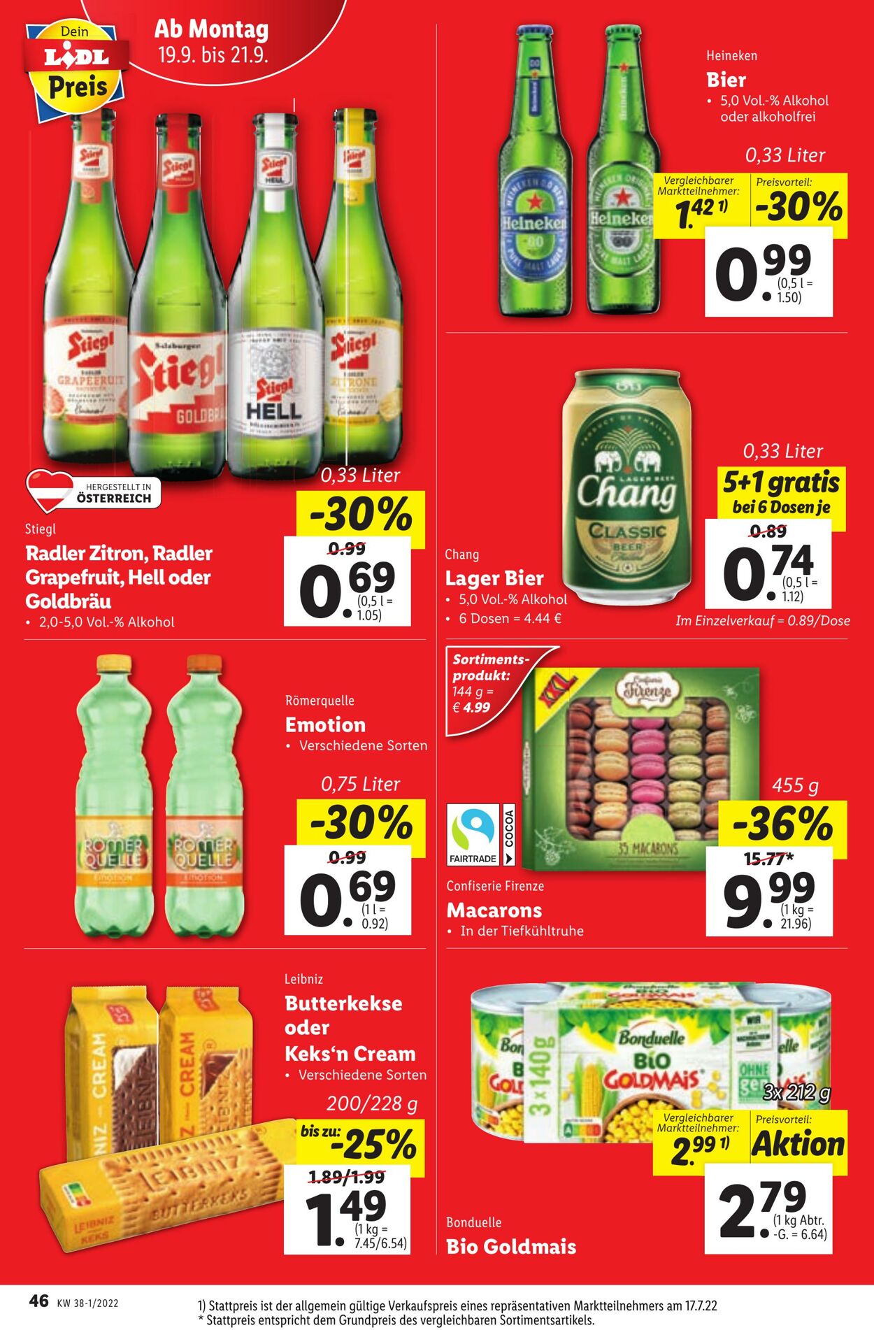 Prospekt Lidl 15.09.2022 - 21.09.2022