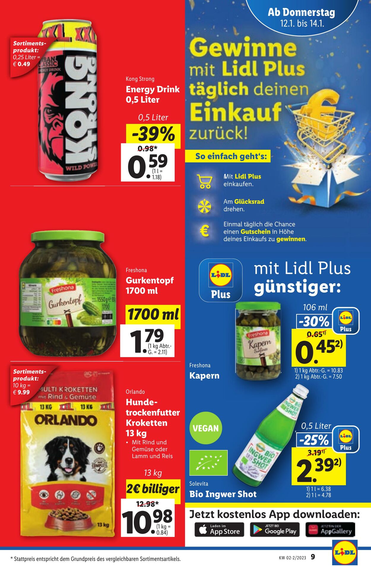 Prospekt Lidl 12.01.2023 - 18.01.2023