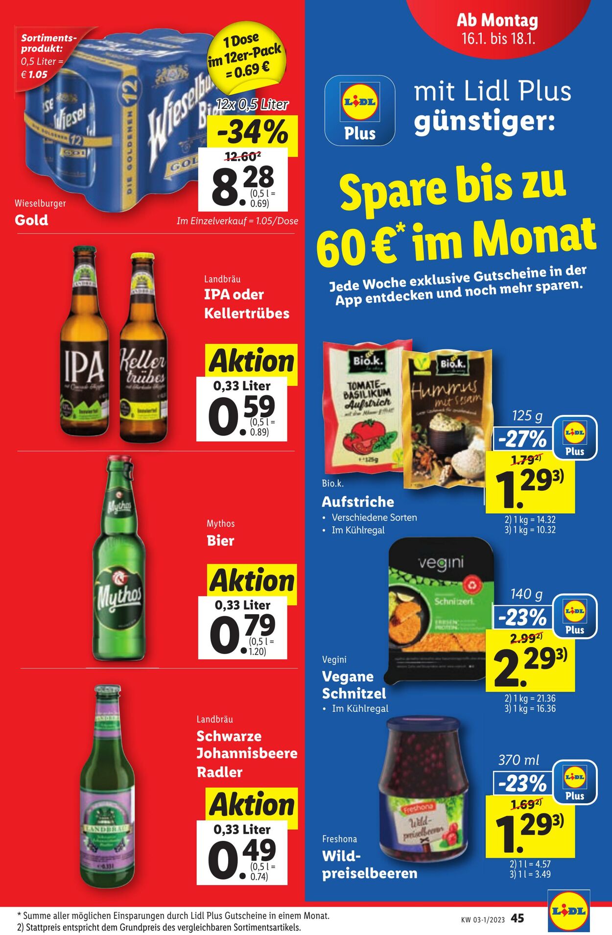 Prospekt Lidl 12.01.2023 - 18.01.2023