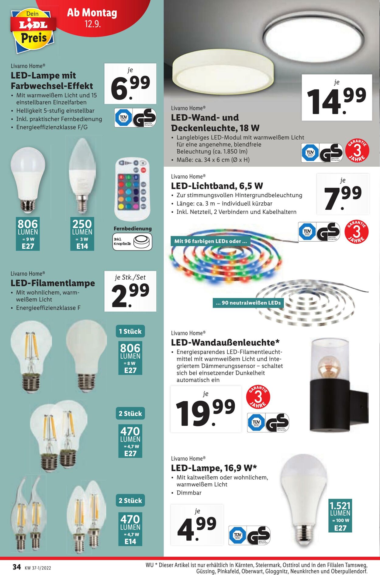 Prospekt Lidl 08.09.2022 - 14.09.2022