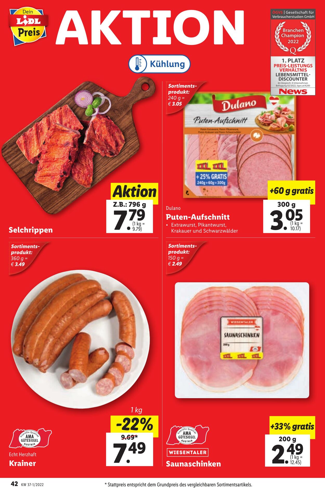 Prospekt Lidl 08.09.2022 - 14.09.2022