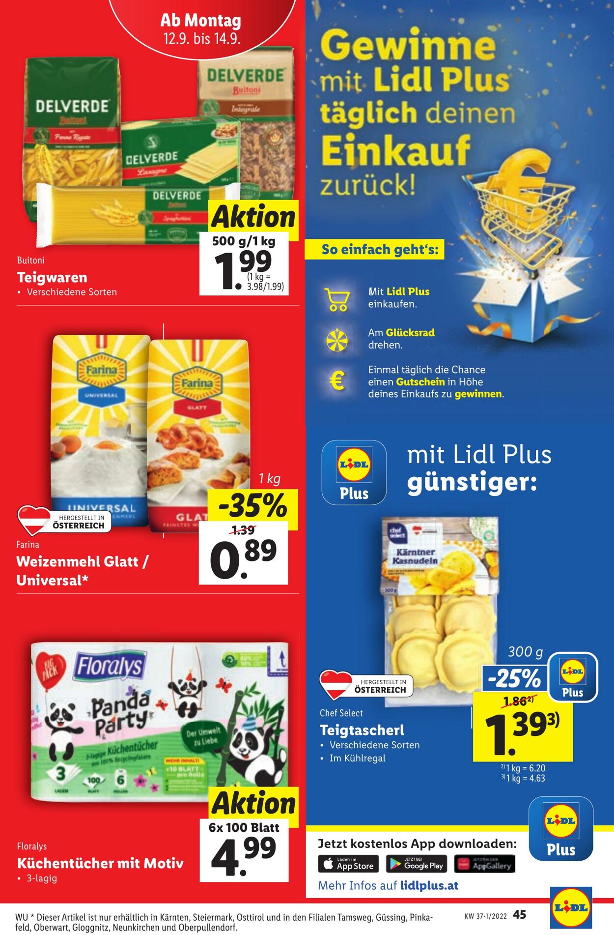 Prospekt Lidl 08.09.2022 - 14.09.2022