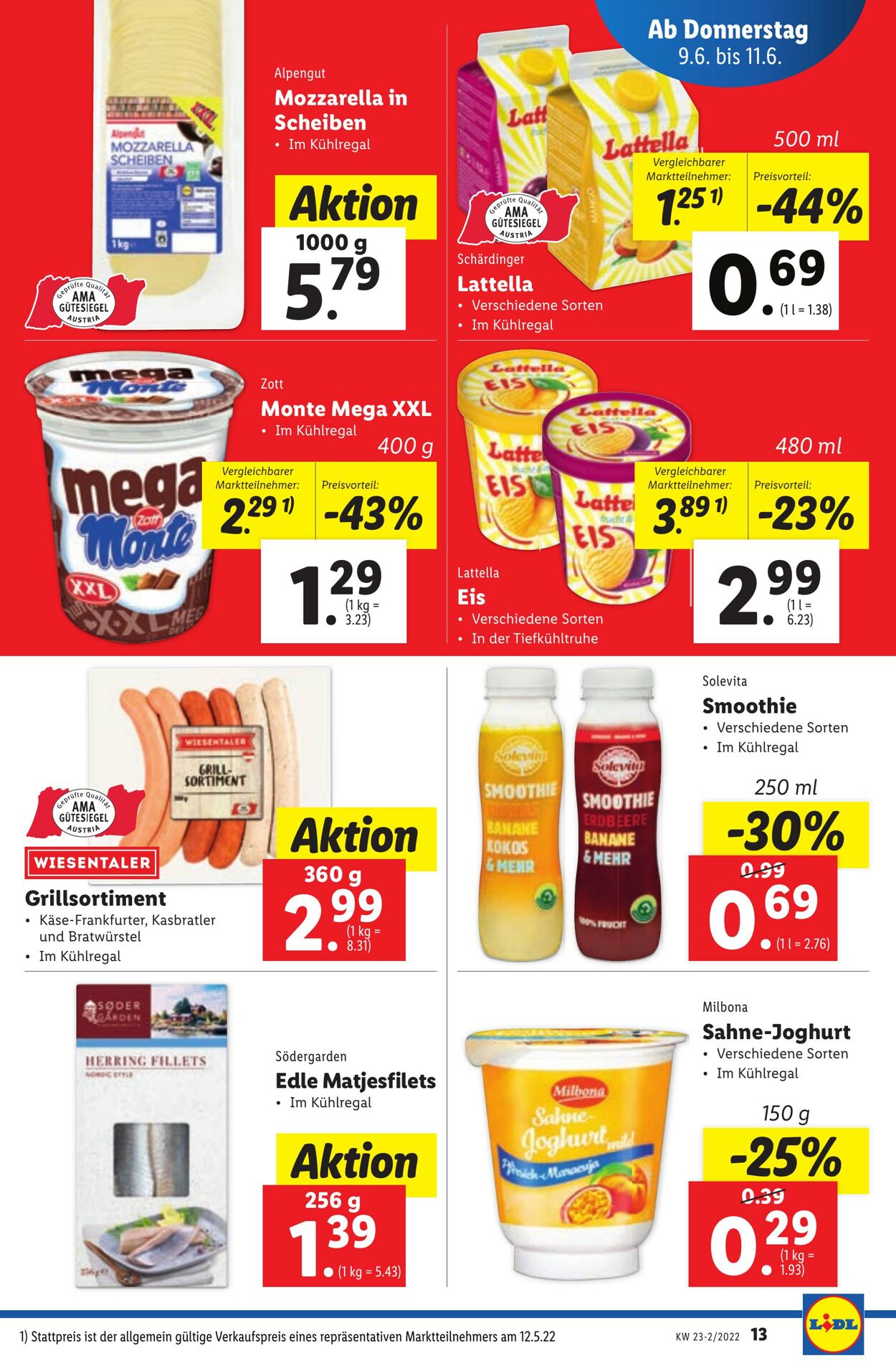 Prospekt Lidl 09.06.2022 - 14.06.2022