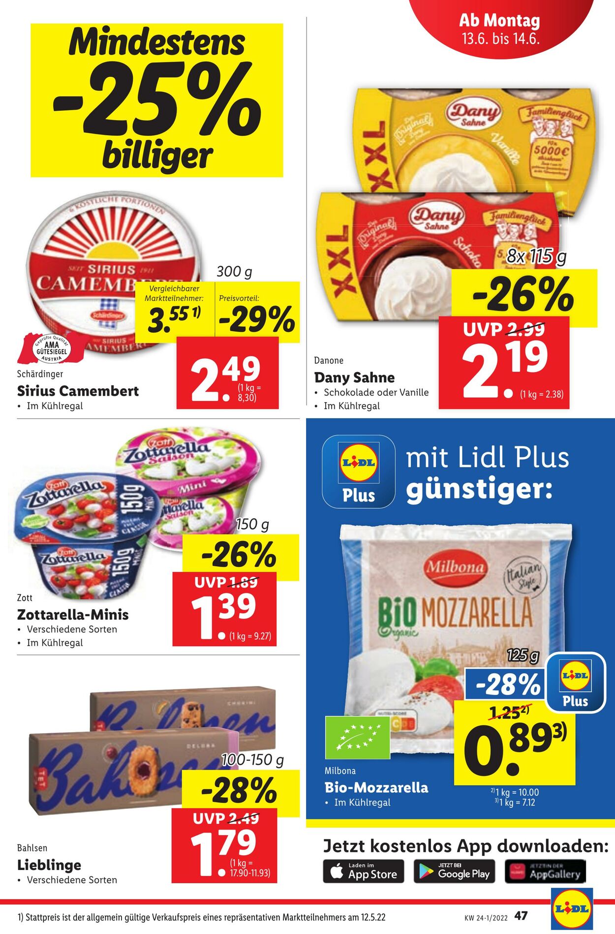 Prospekt Lidl 09.06.2022 - 14.06.2022