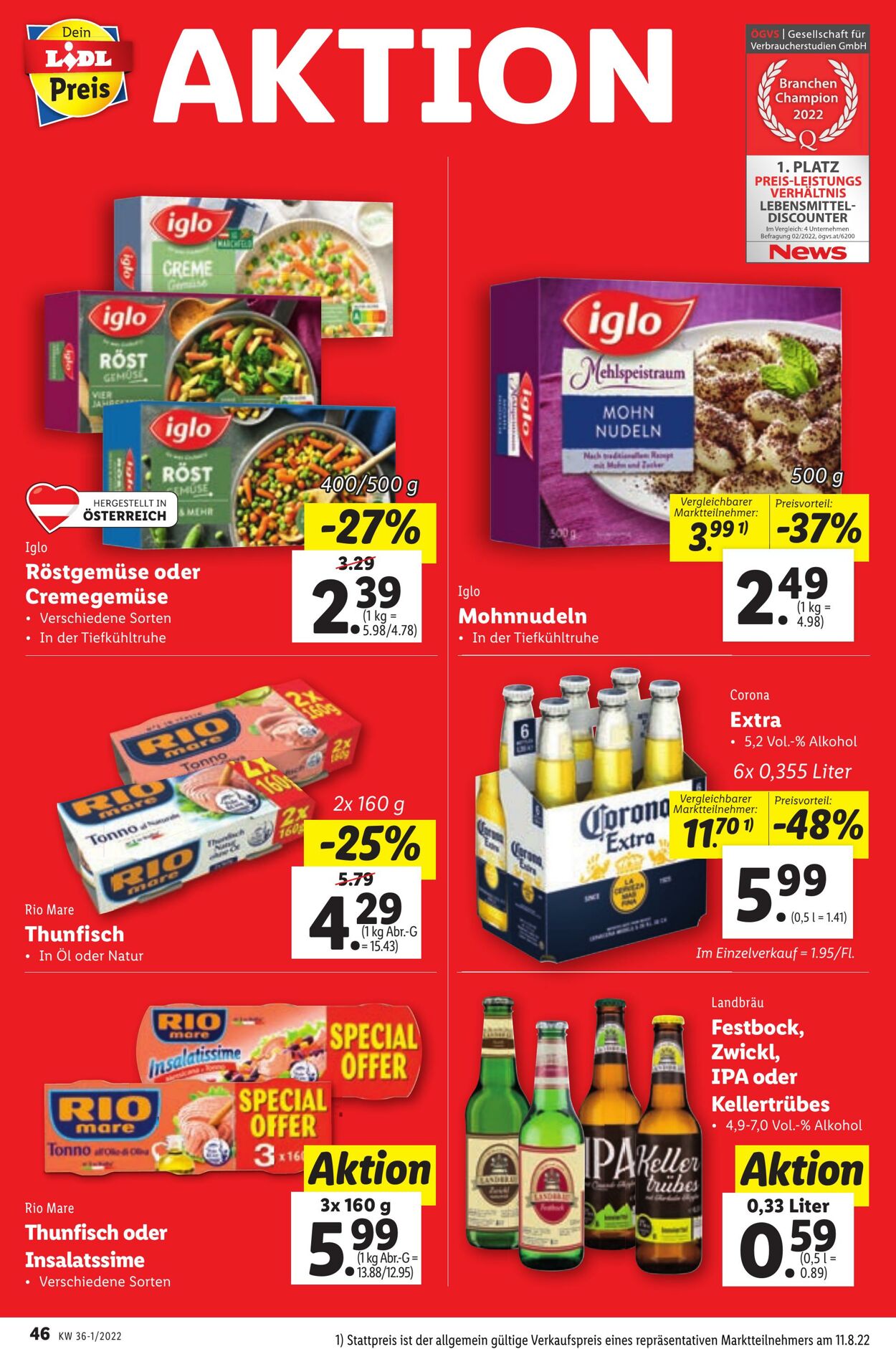 Prospekt Lidl 01.09.2022 - 07.09.2022