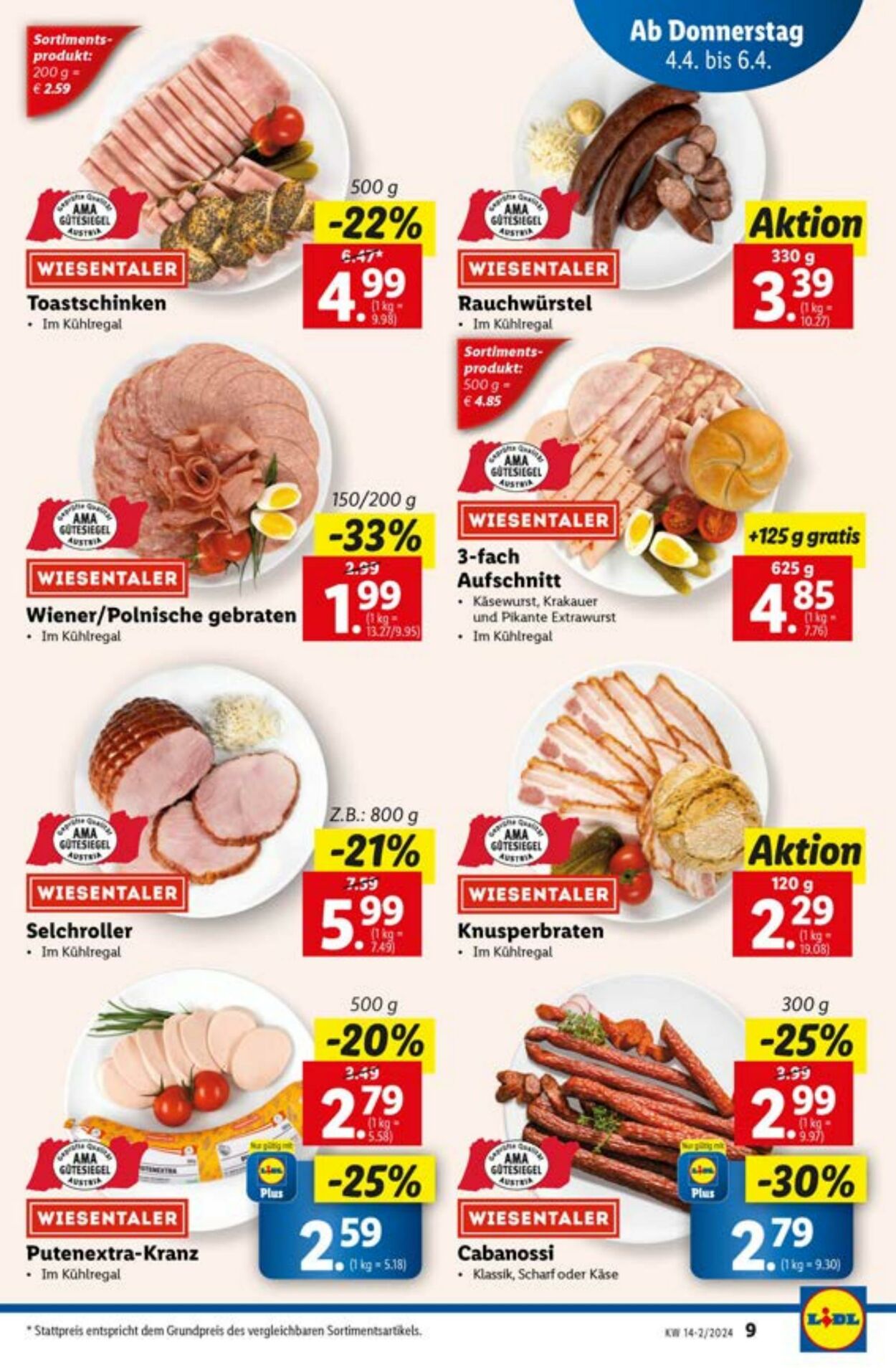 Prospekt Lidl 04.04.2024 - 06.04.2024