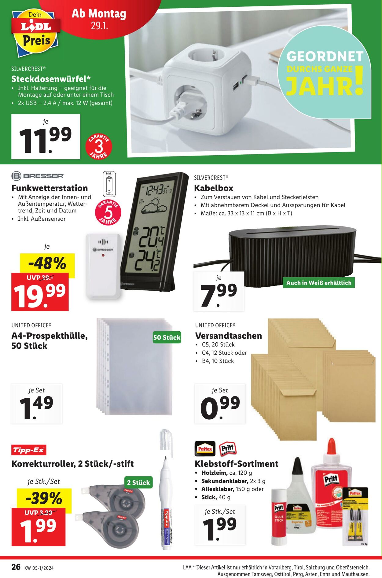 Prospekt Lidl 25.01.2024 - 31.01.2024