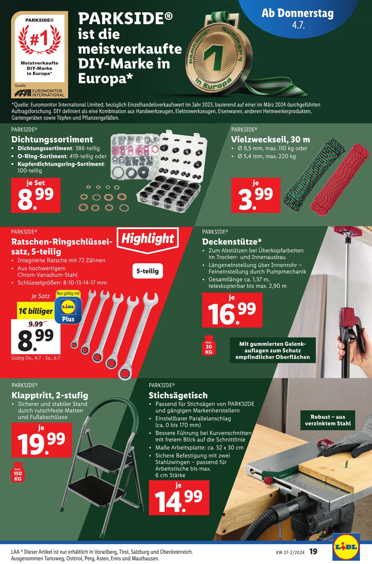 Prospekt Lidl 04.07.2024 - 10.07.2024