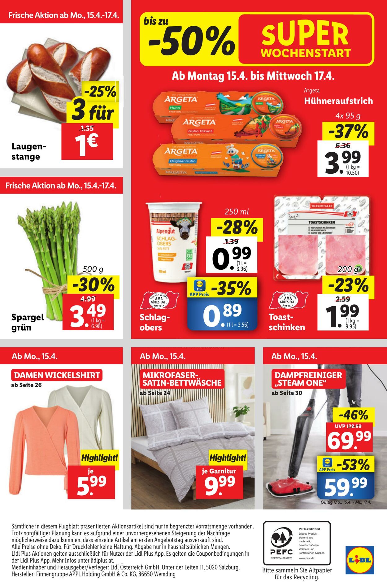 Prospekt Lidl 11.04.2024 - 17.04.2024