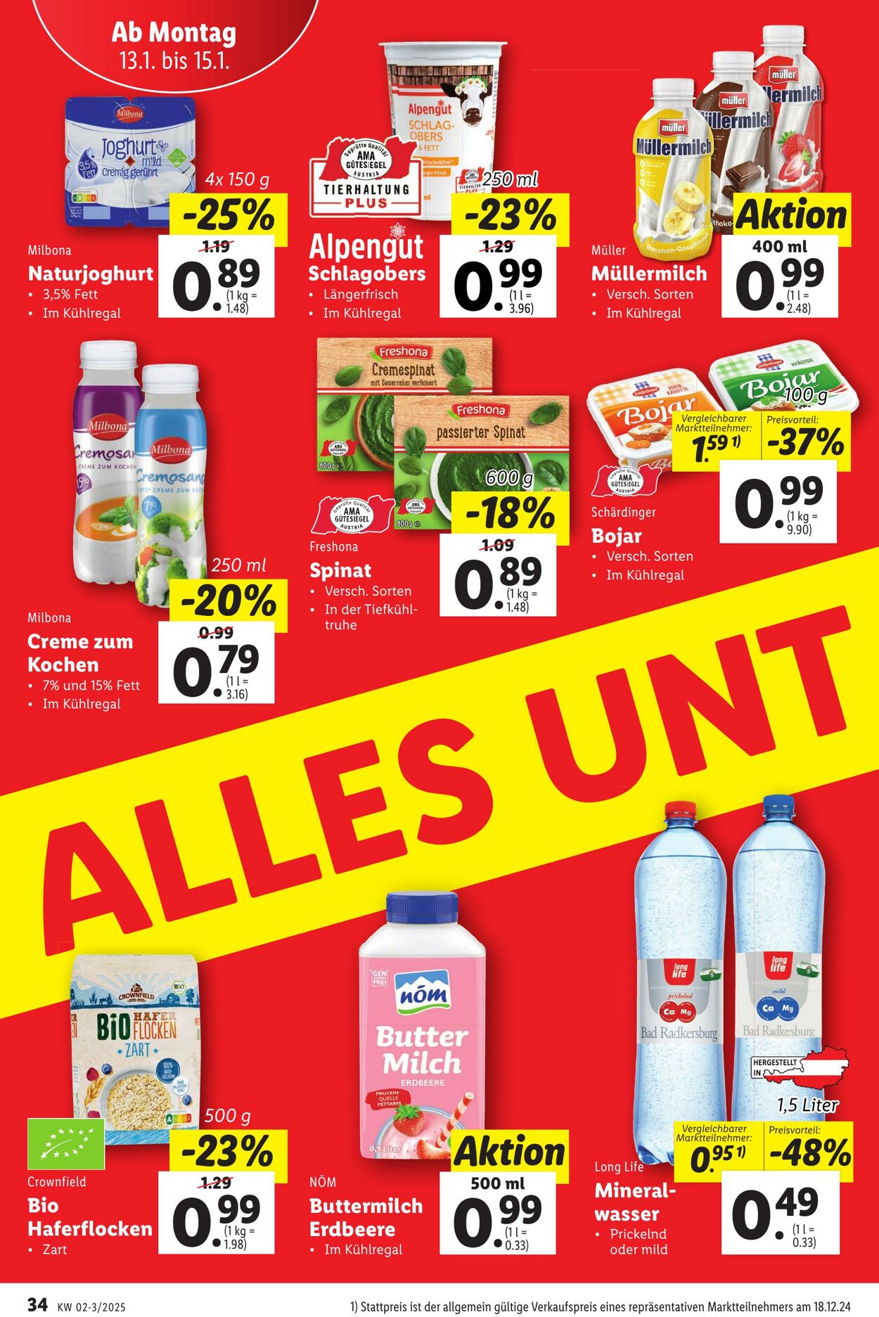 Prospekt Lidl 09.01.2025 - 15.01.2025