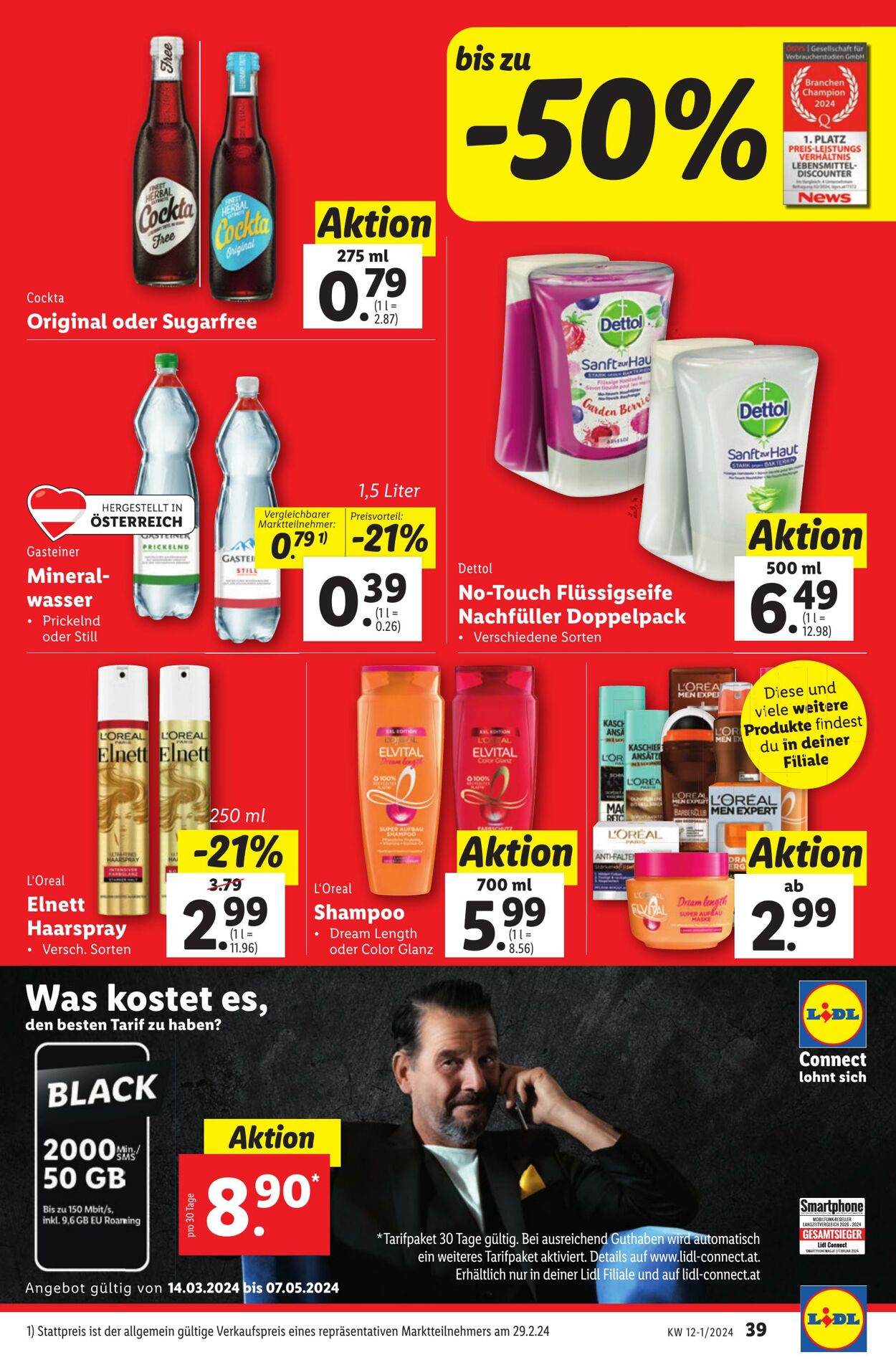 Prospekt Lidl 14.03.2024 - 20.03.2024