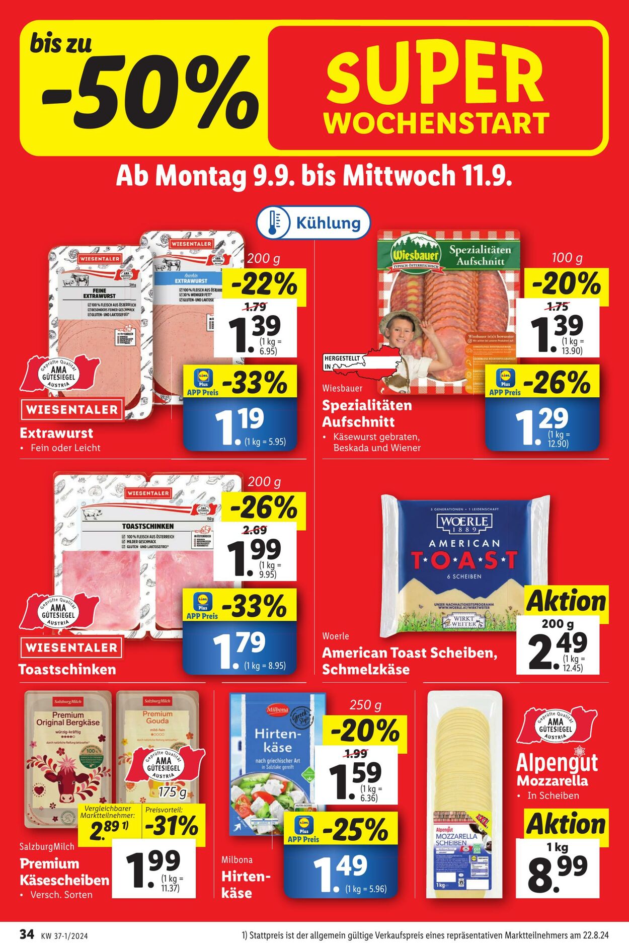 Prospekt Lidl 05.09.2024 - 11.09.2024