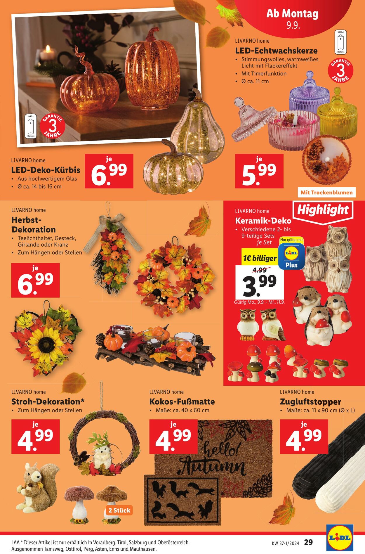 Prospekt Lidl 05.09.2024 - 11.09.2024