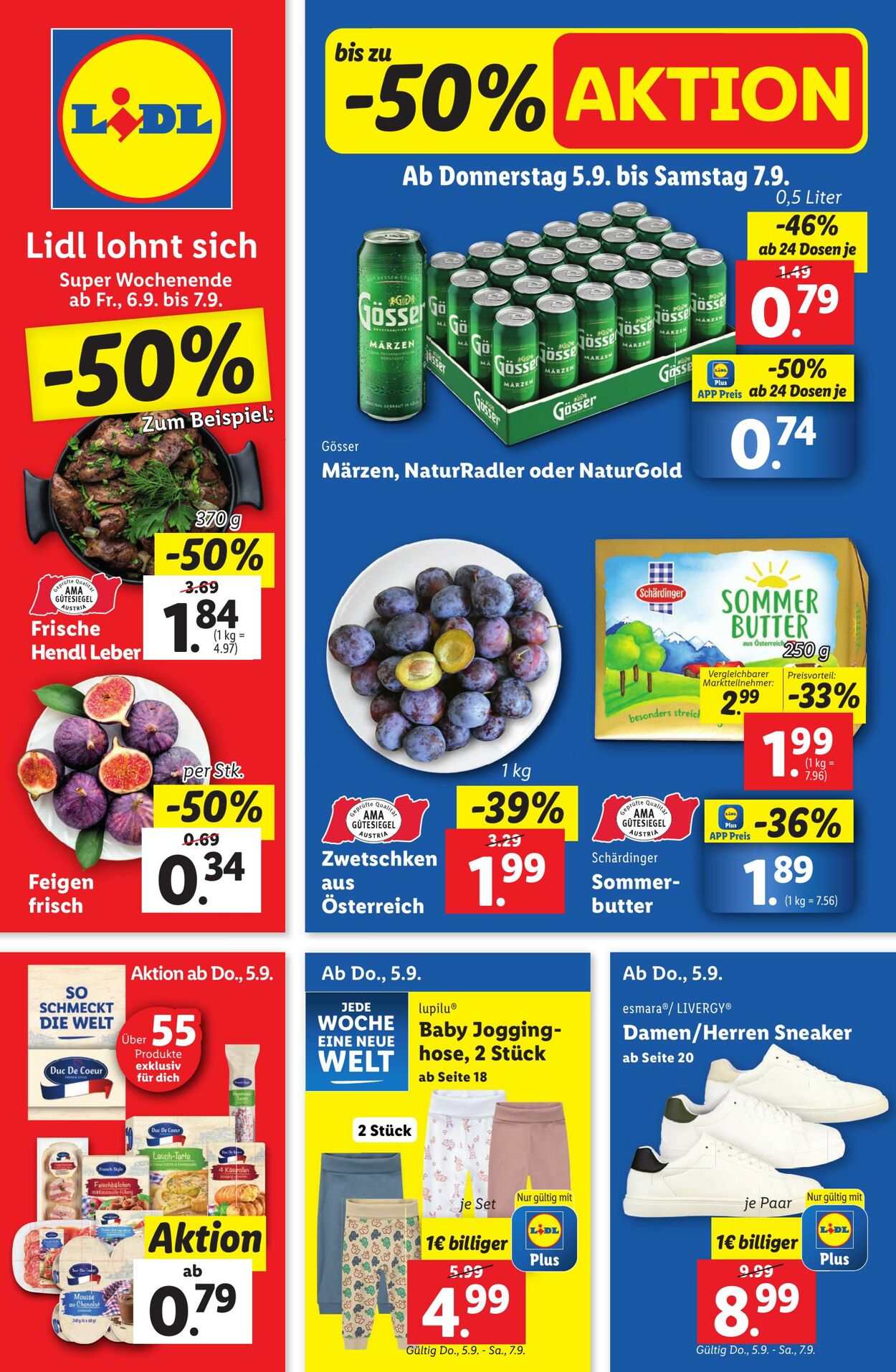 Prospekt Lidl 05.09.2024 - 11.09.2024