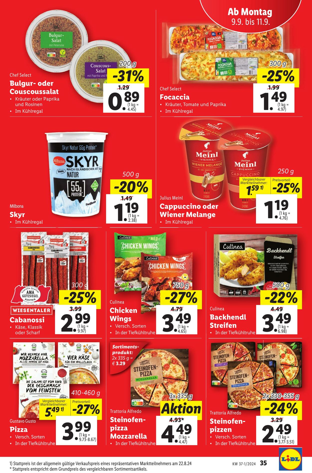 Prospekt Lidl 05.09.2024 - 11.09.2024