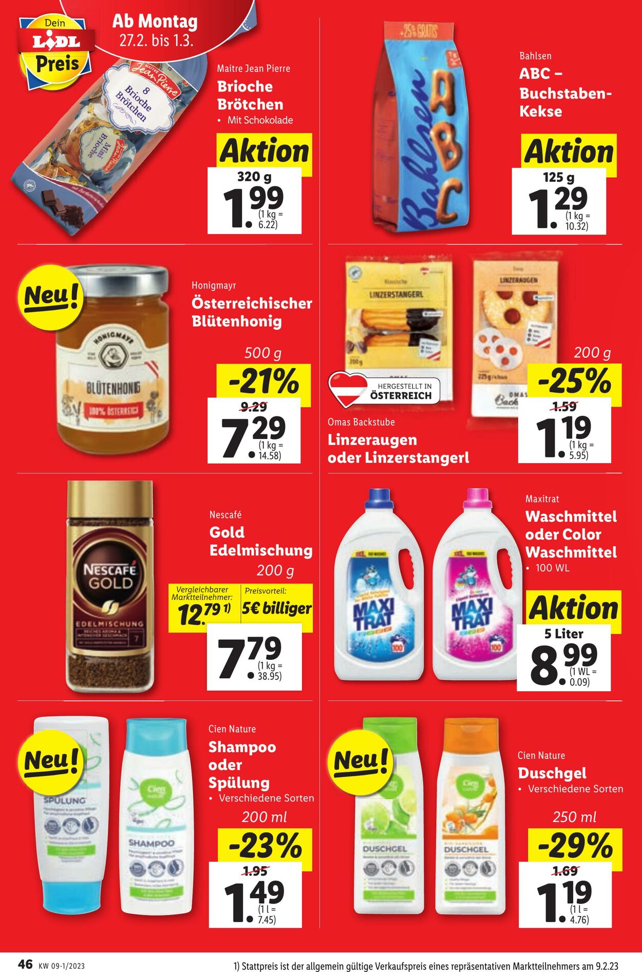 Prospekt Lidl 23.02.2023 - 01.03.2023