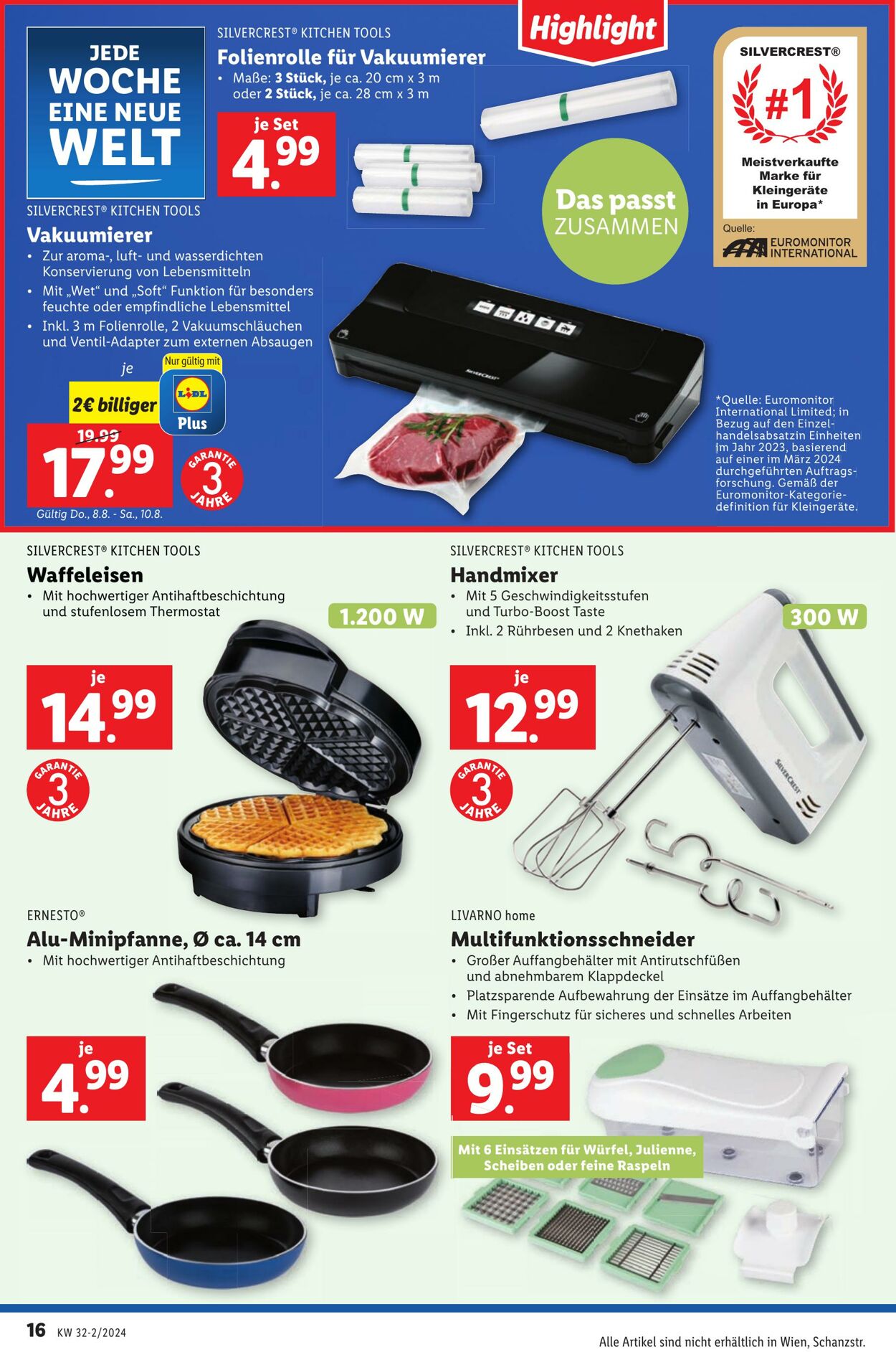 Prospekt Lidl 08.08.2024 - 14.08.2024