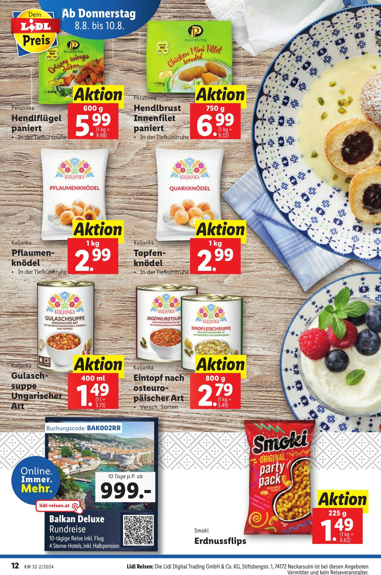 Prospekt Lidl 08.08.2024 - 14.08.2024