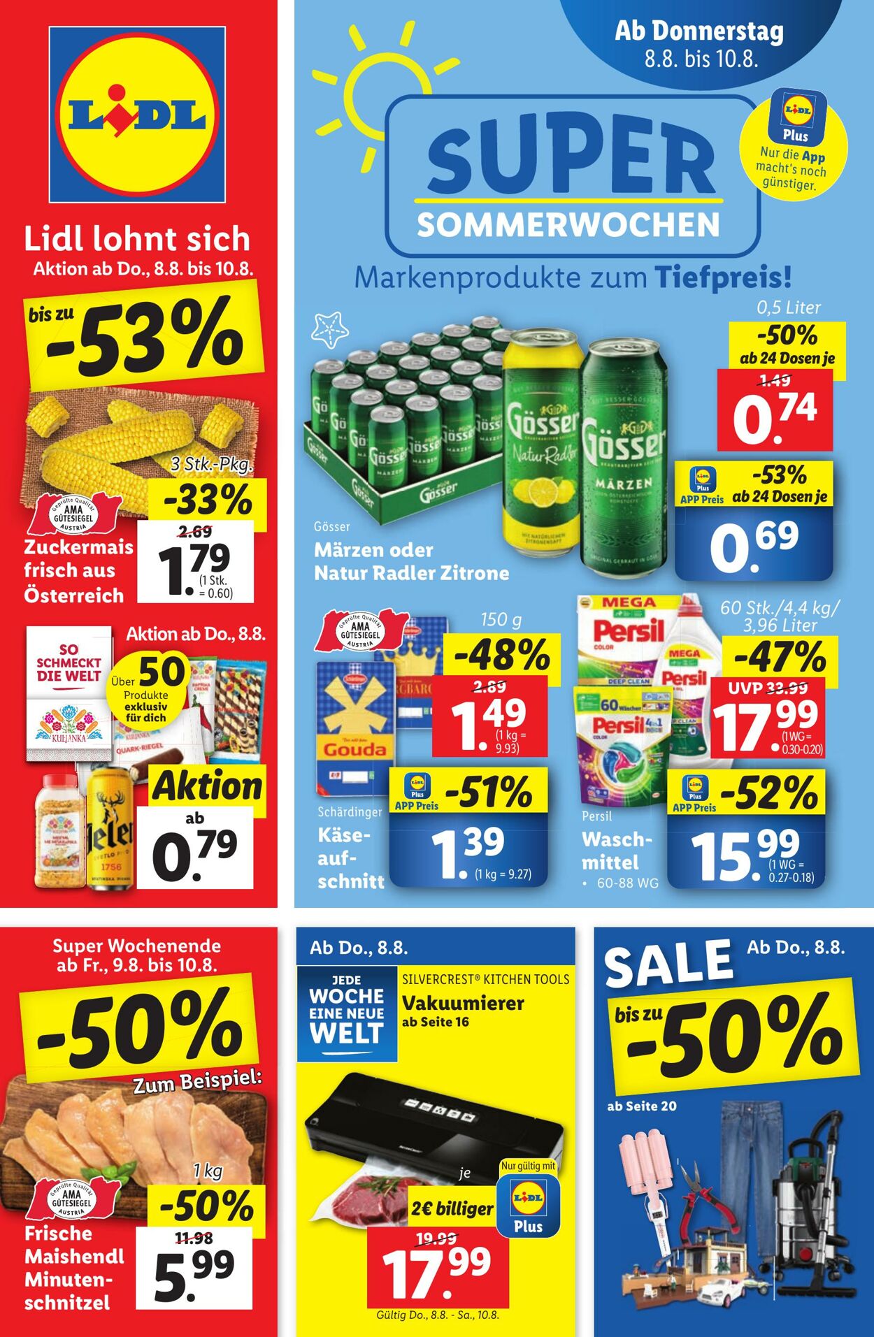 Prospekt Lidl 08.08.2024 - 14.08.2024