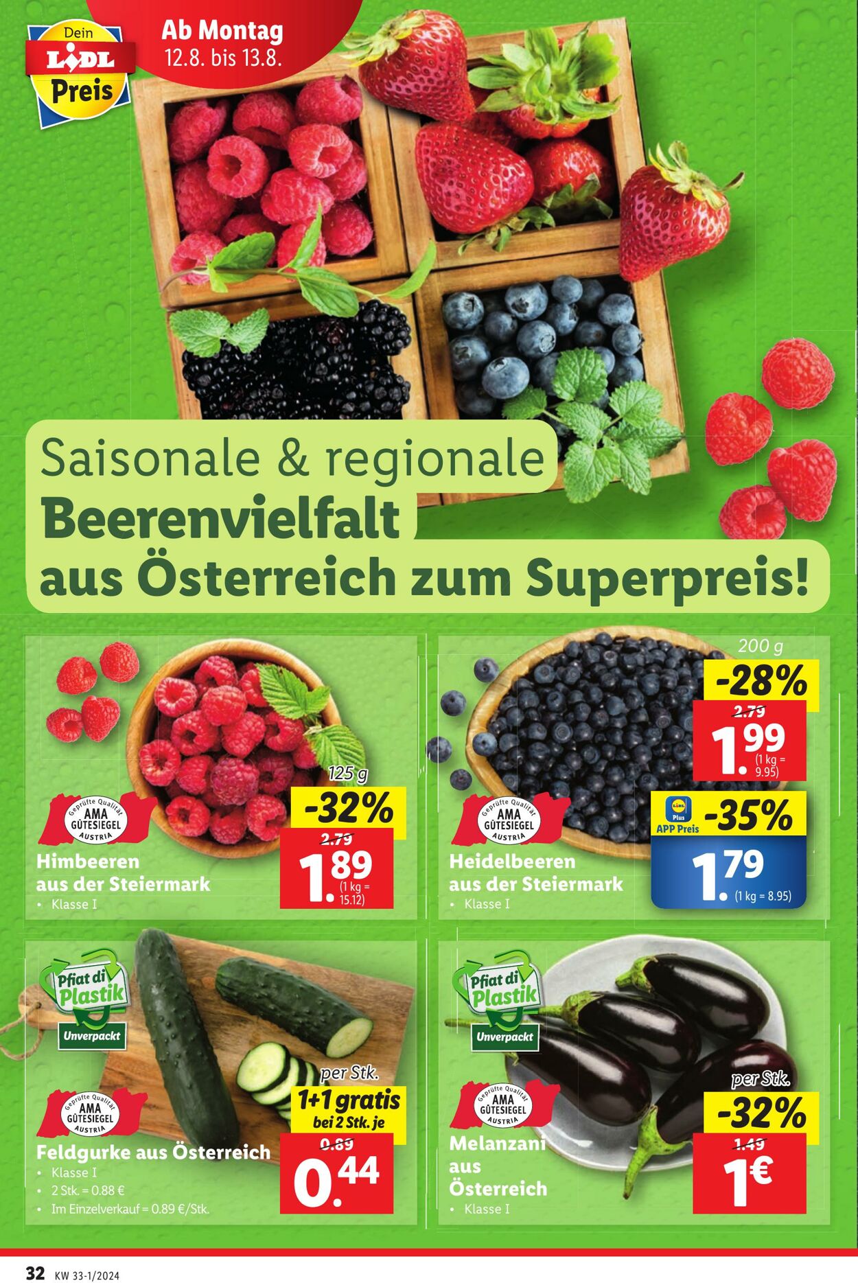 Prospekt Lidl 08.08.2024 - 14.08.2024