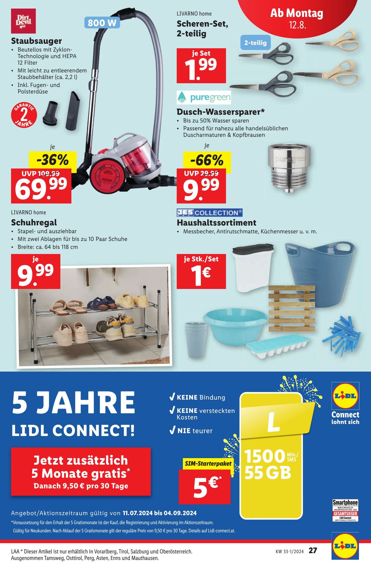 Prospekt Lidl 08.08.2024 - 14.08.2024