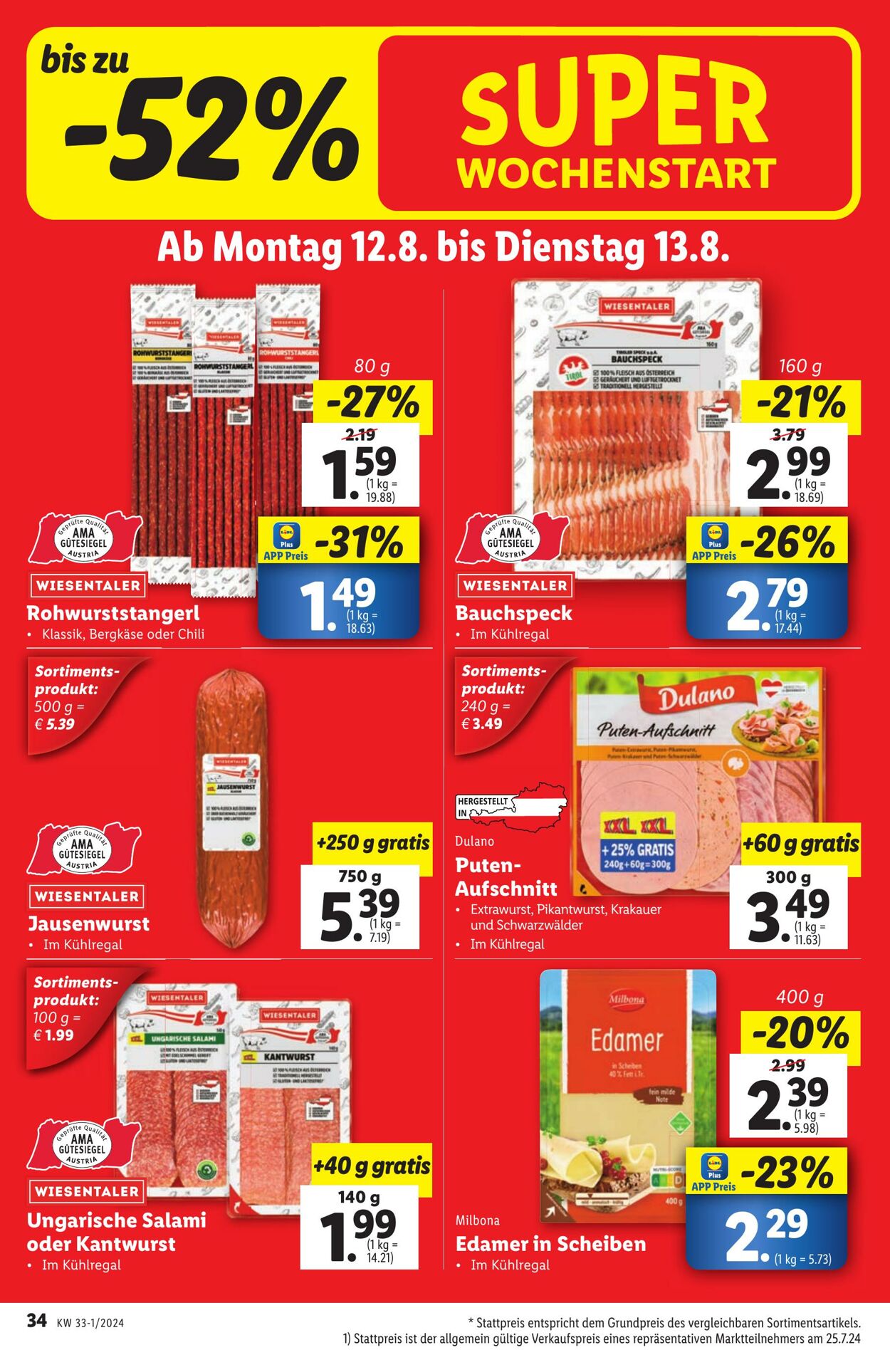 Prospekt Lidl 08.08.2024 - 14.08.2024