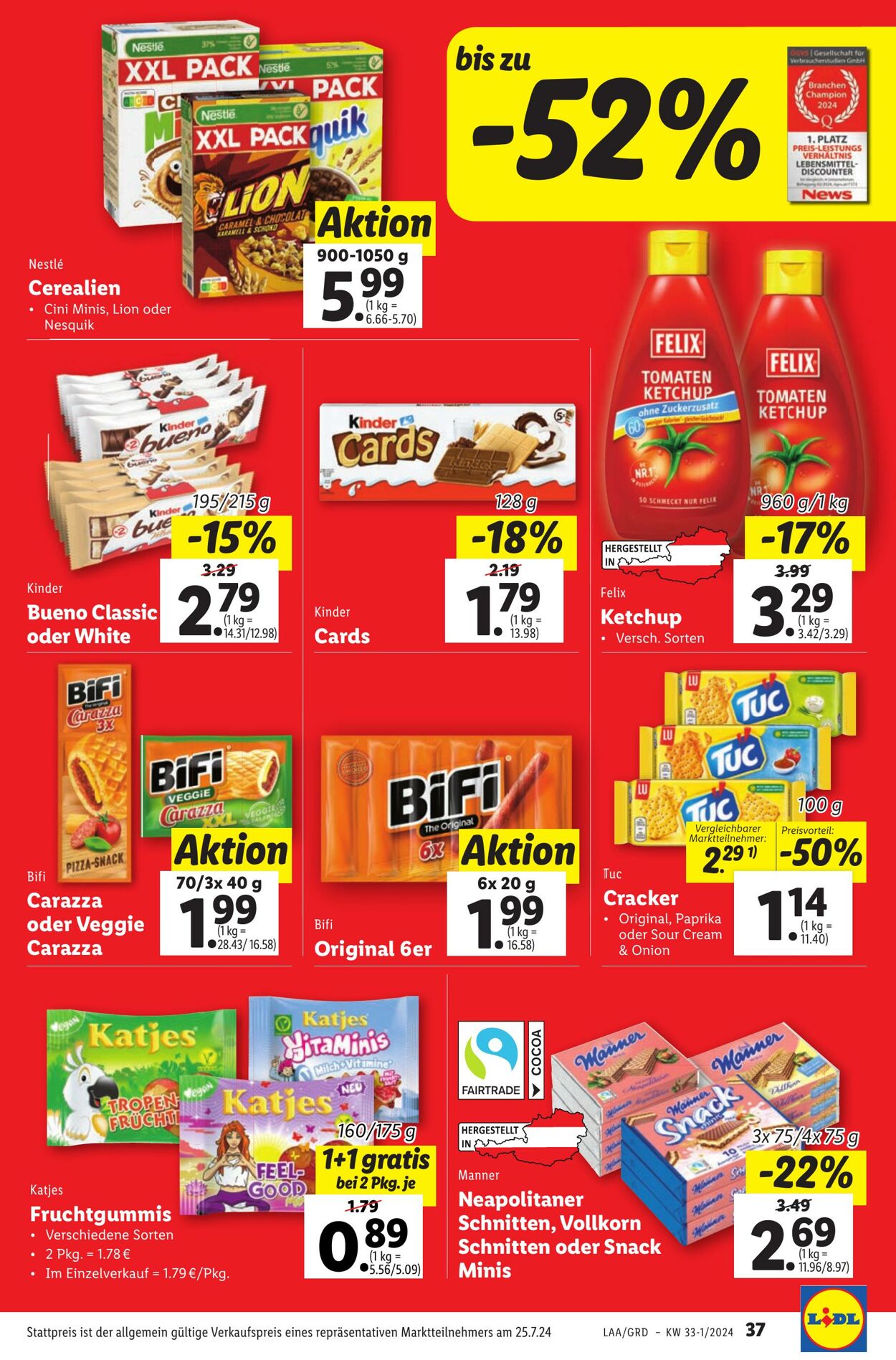 Prospekt Lidl 08.08.2024 - 14.08.2024