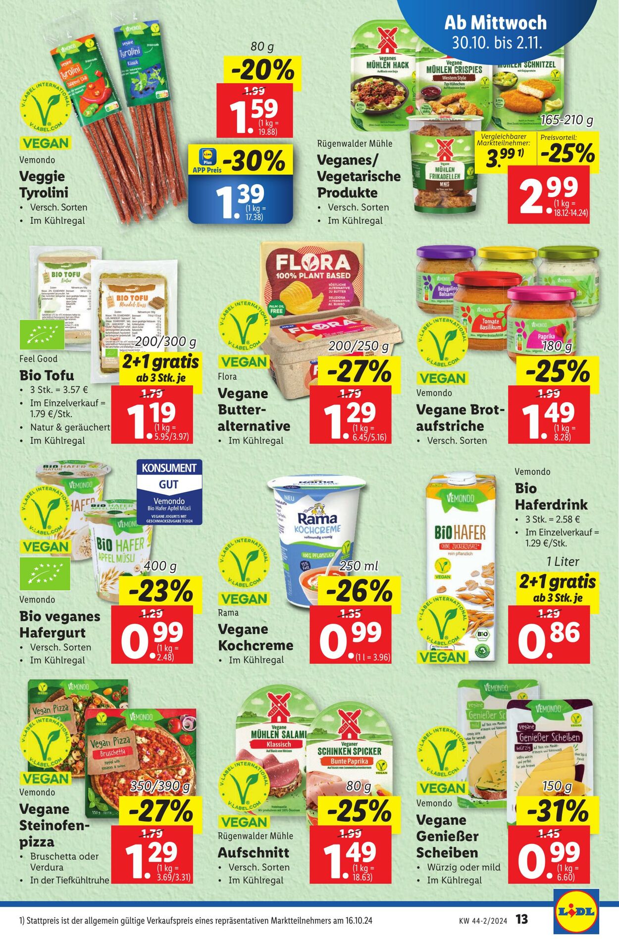 Prospekt Lidl 30.10.2024 - 06.11.2024