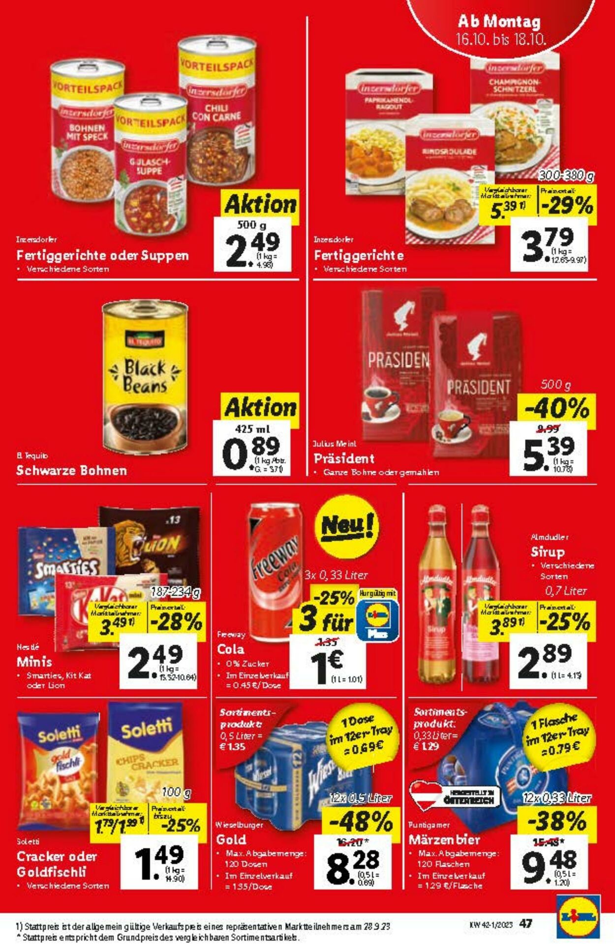 Prospekt Lidl 12.10.2023 - 18.10.2023