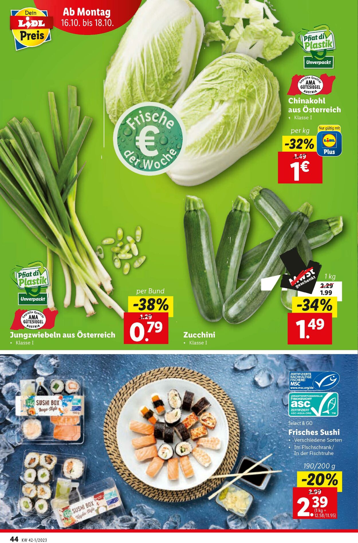 Prospekt Lidl 12.10.2023 - 18.10.2023