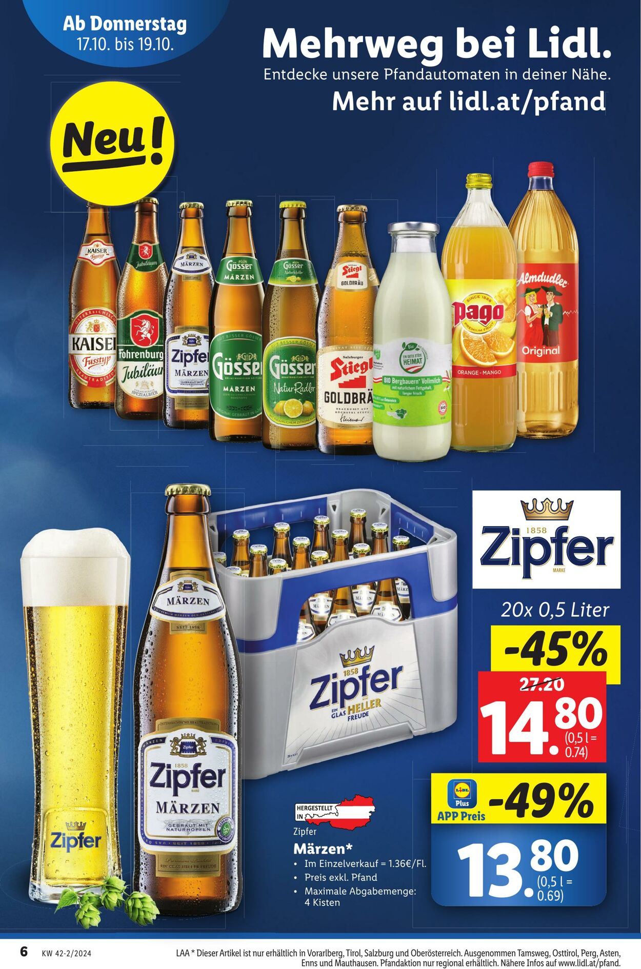 Prospekt Lidl 17.10.2024 - 23.10.2024