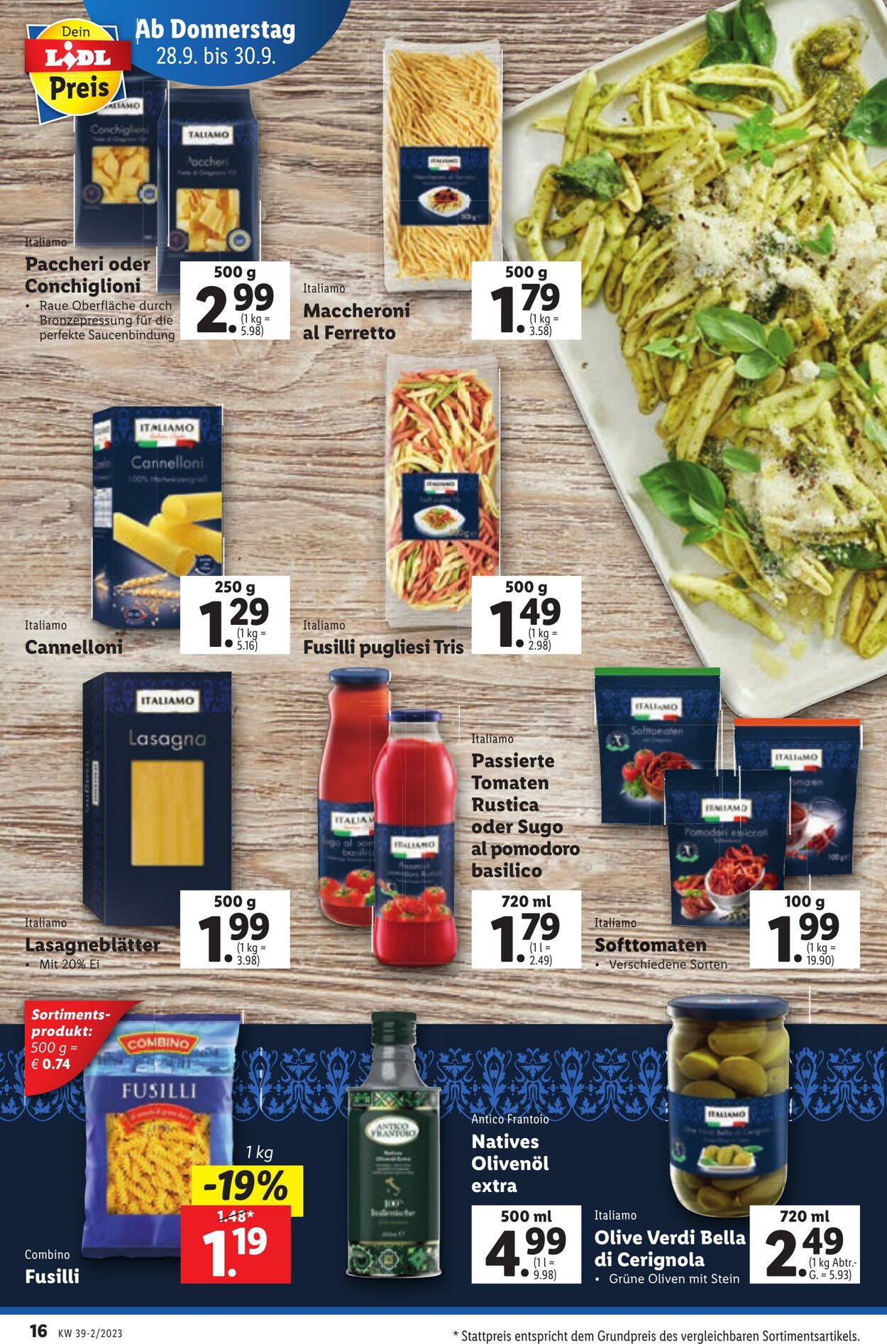 Prospekt Lidl 28.09.2023 - 29.09.2023