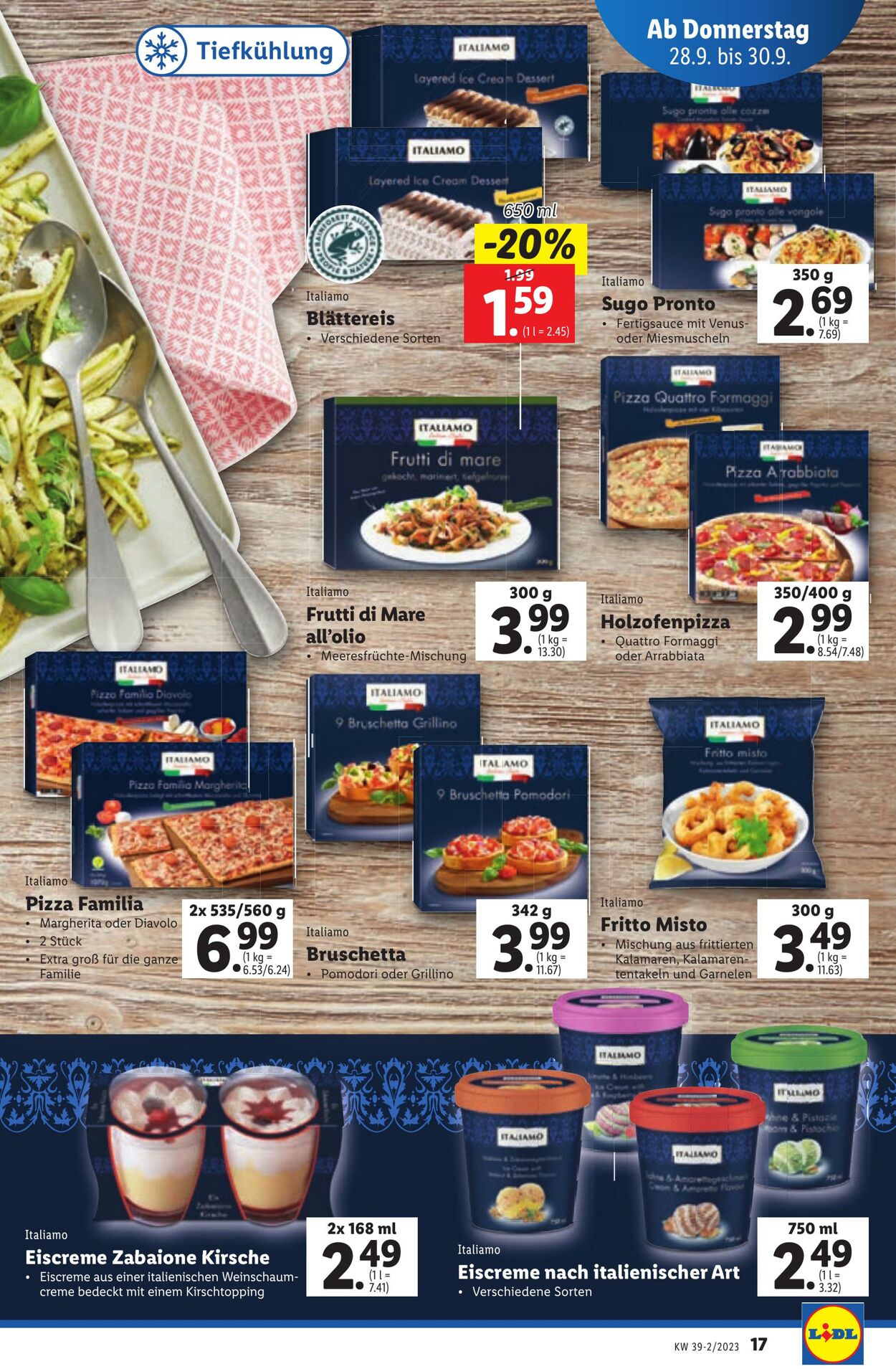 Prospekt Lidl 28.09.2023 - 29.09.2023