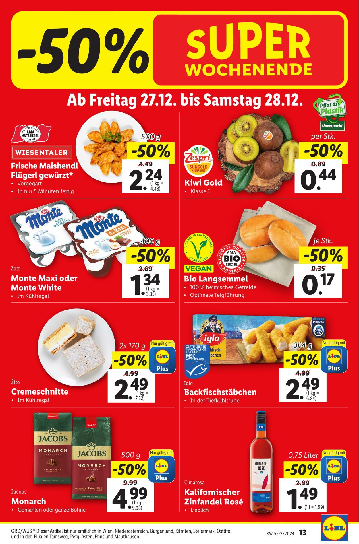 Prospekt Lidl 27.12.2024 - 28.12.2024