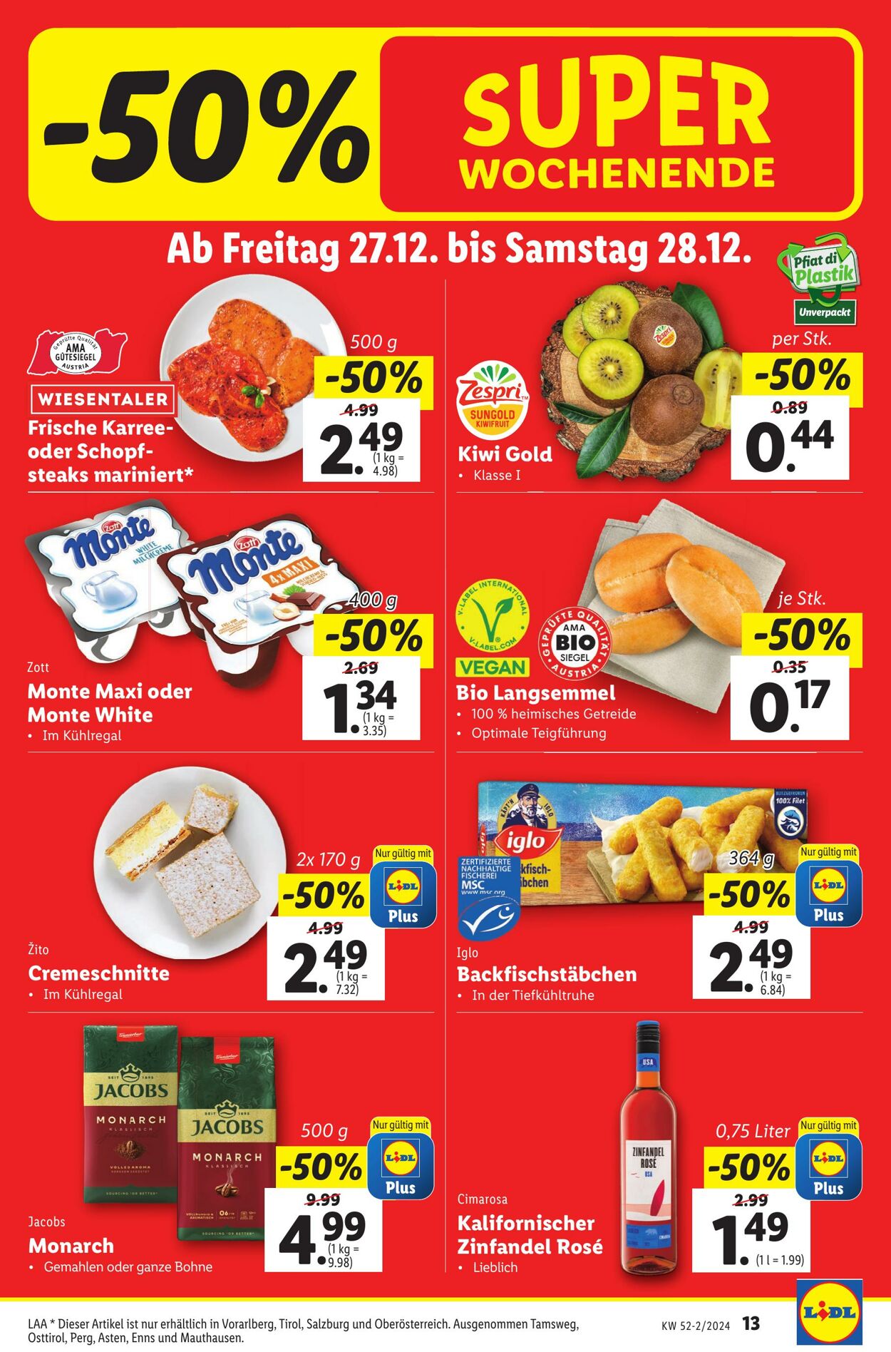 Prospekt Lidl 27.12.2024 - 28.12.2024