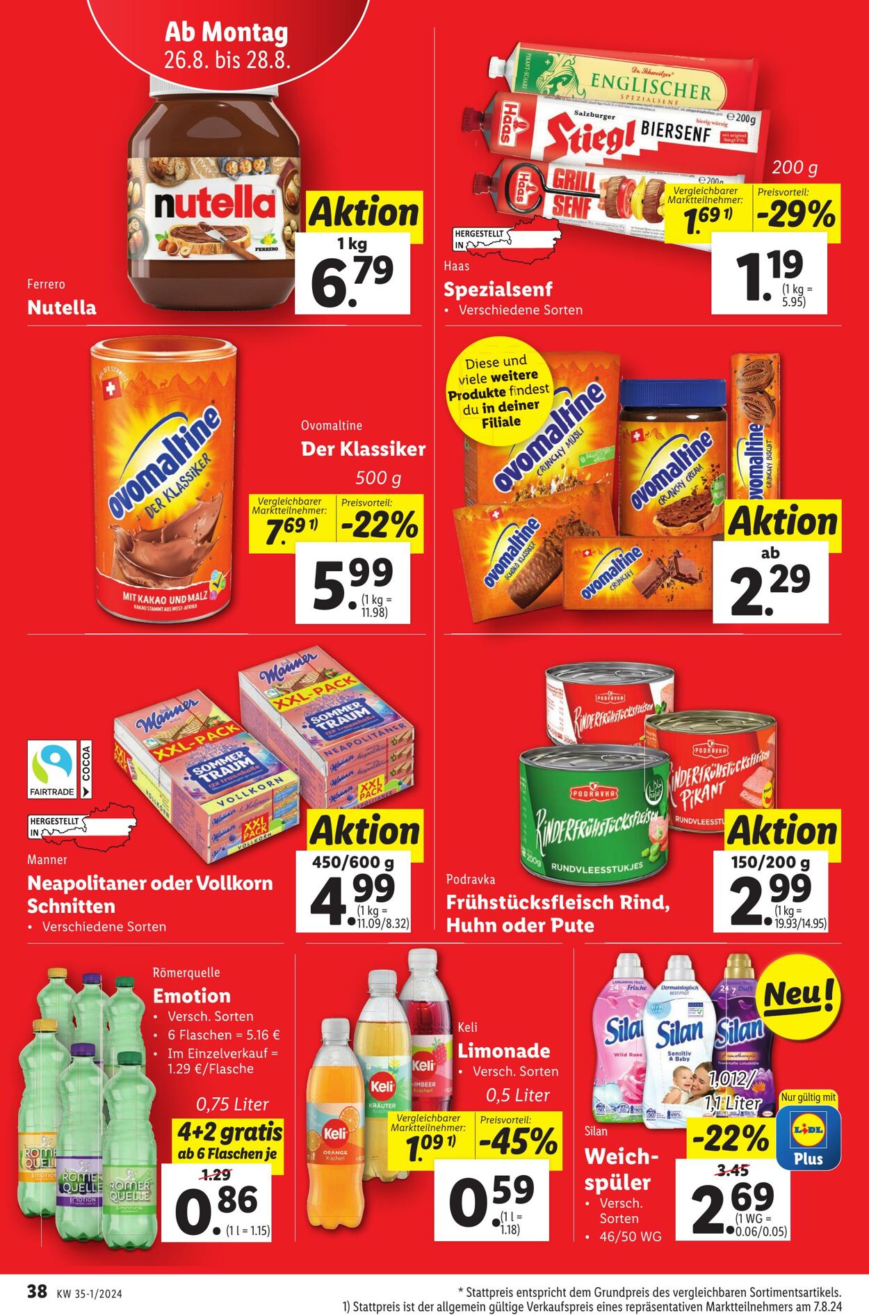 Prospekt Lidl 22.08.2024 - 28.08.2024