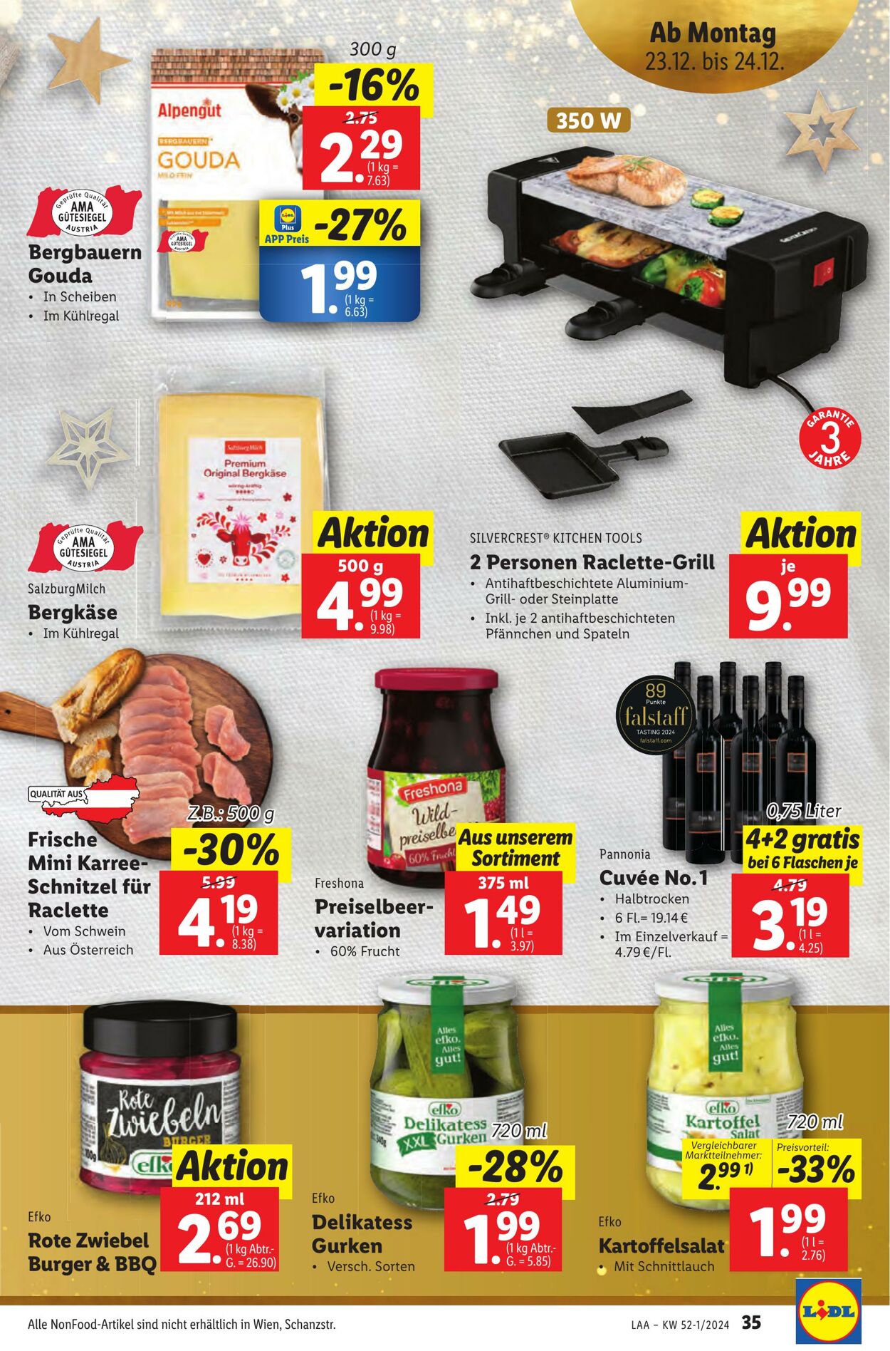 Prospekt Lidl 19.12.2024 - 24.12.2024