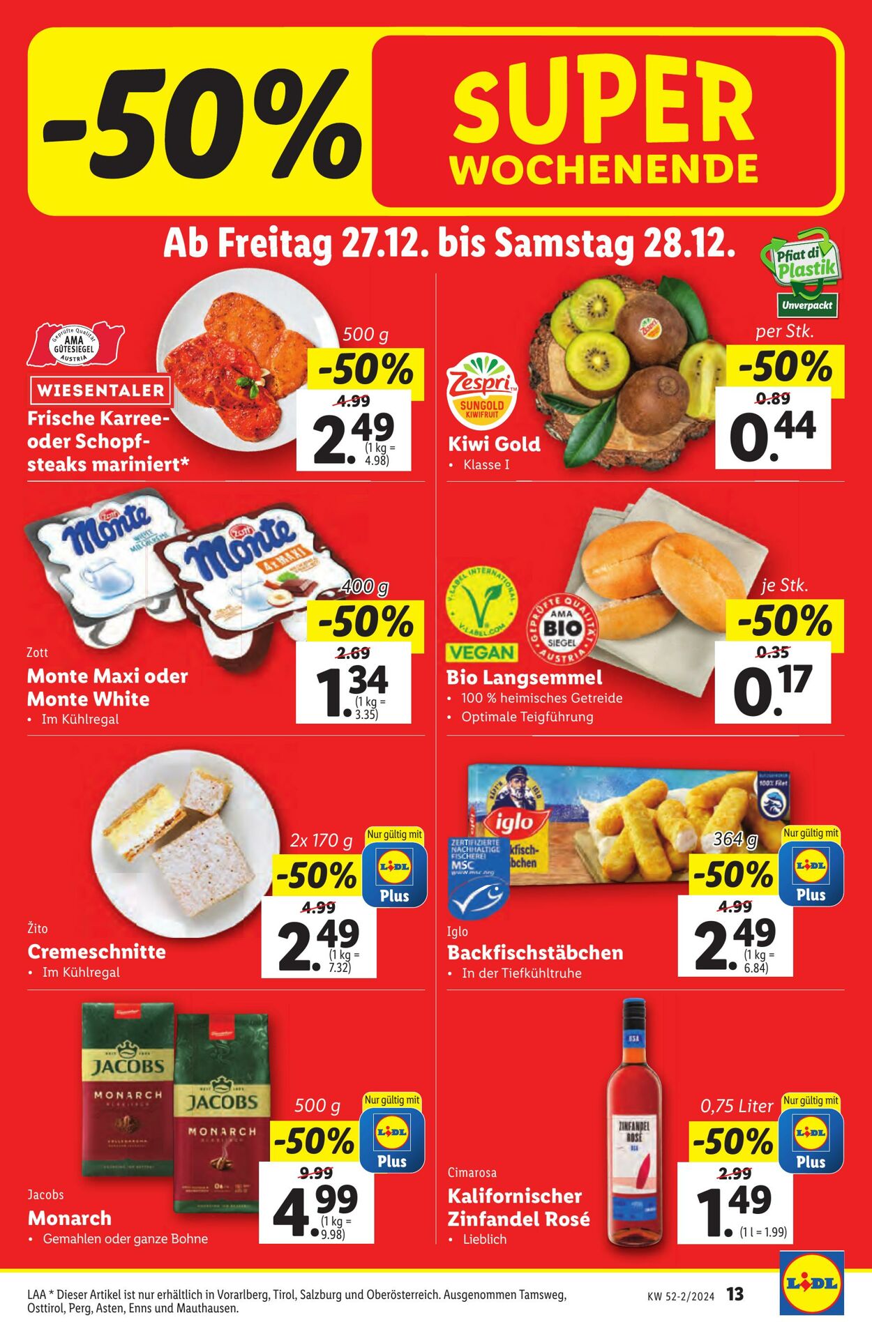 Prospekt Lidl 19.12.2024 - 24.12.2024