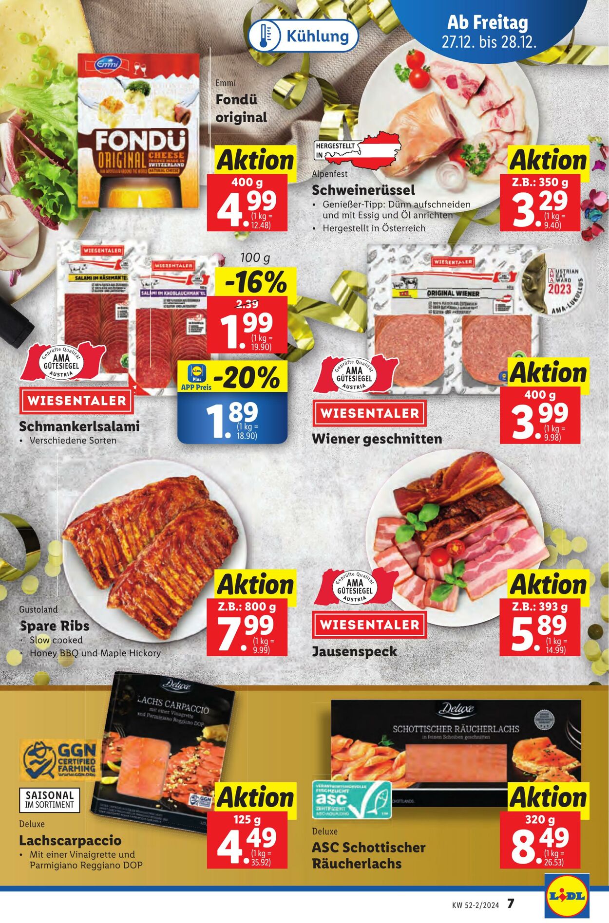 Prospekt Lidl 19.12.2024 - 24.12.2024