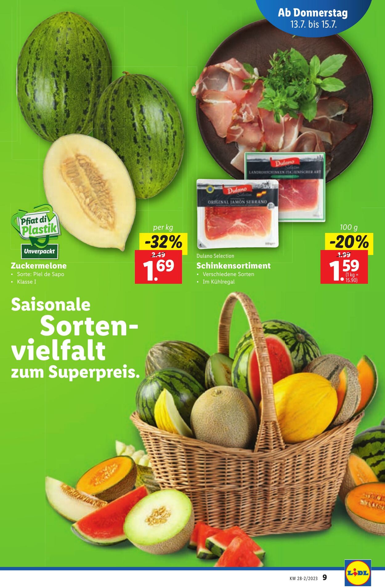 Prospekt Lidl 13.07.2023 - 15.07.2023